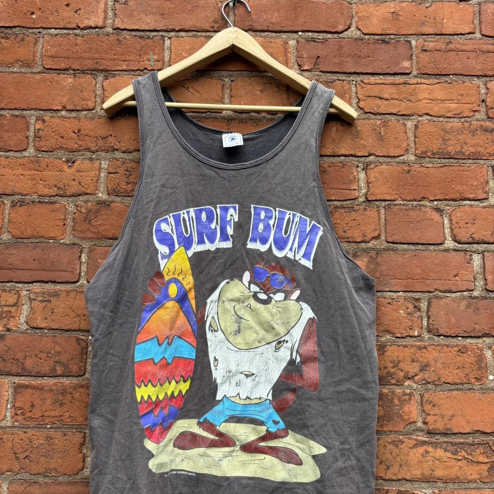 Designer vintage taz beach bum tank top 1994 L Size US L / EU 52-54 / 3 - 3 Thumbnail
