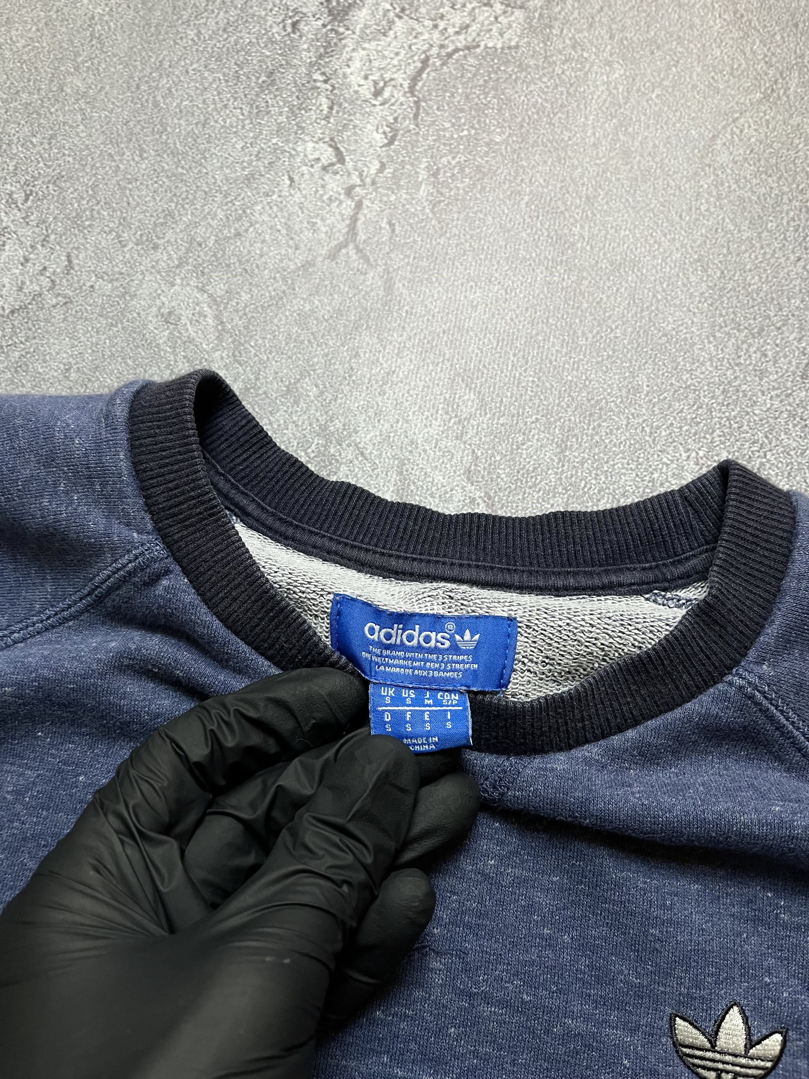 Adidas Vintage Sweatshirt Adidas Big Logo Striped Mens S Size US S / EU 44-46 / 1 - 4 Thumbnail