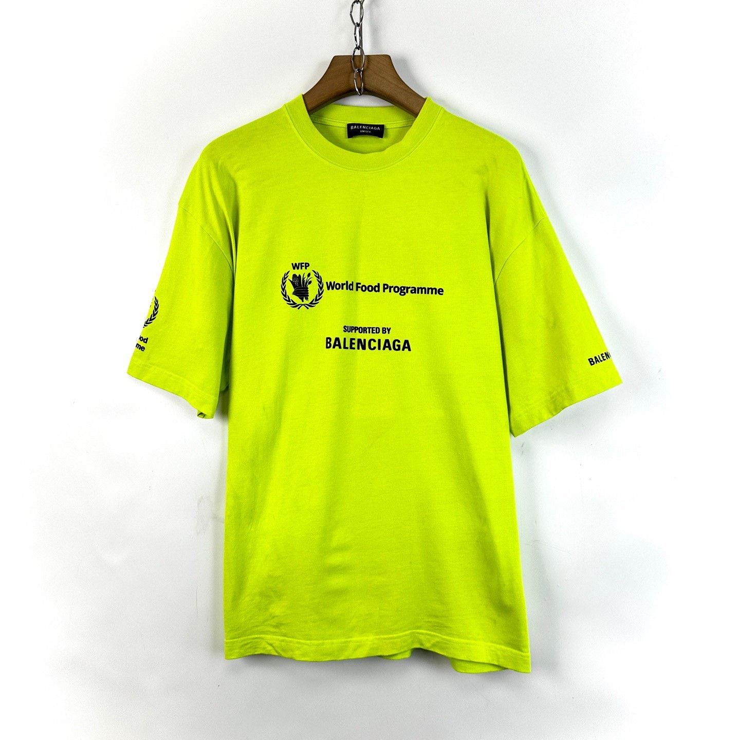 Balenciaga Balenciaga x WFP Wheat Ear T-shirt Size US M / EU 48-50 / 2 - 1 Thumbnail