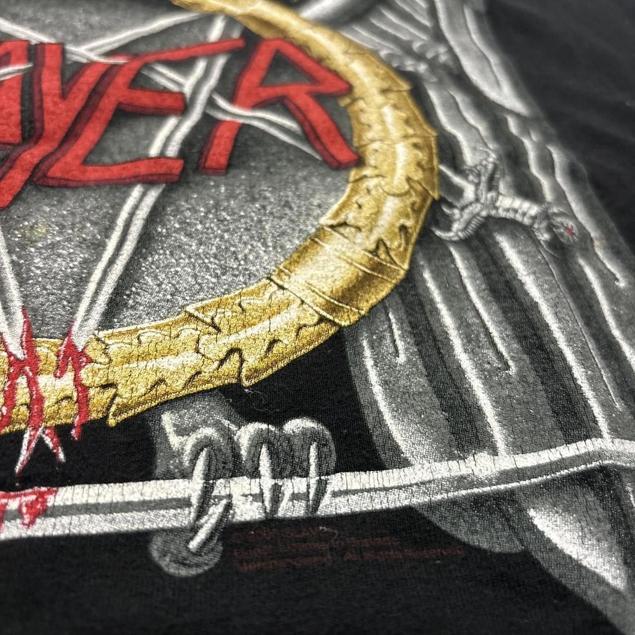 Hanes Vintage slayer t shirt 2005 XXL Size US XXL / EU 58 / 5 - 4 Thumbnail