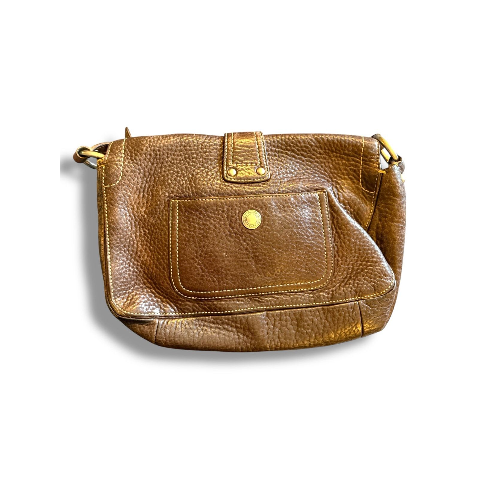 Coach Coach Chelsea Brown Leather Shoulder Bag Purse Handbag Size ONE SIZE - 4 Thumbnail