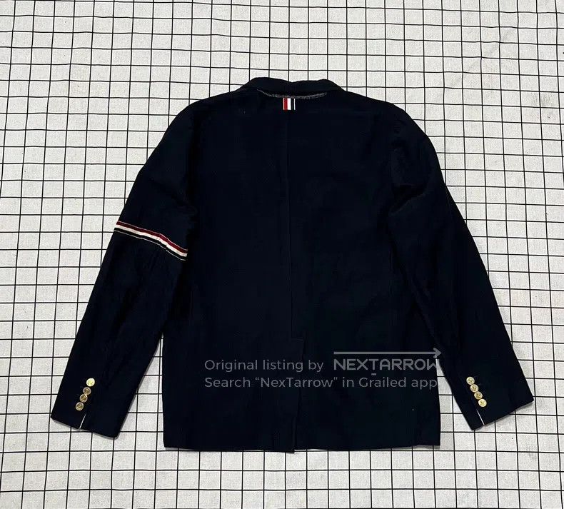 Thom Browne Thom Browne size 3 Dark blue wool coat with gold buttoned s Size 38S - 2 Thumbnail