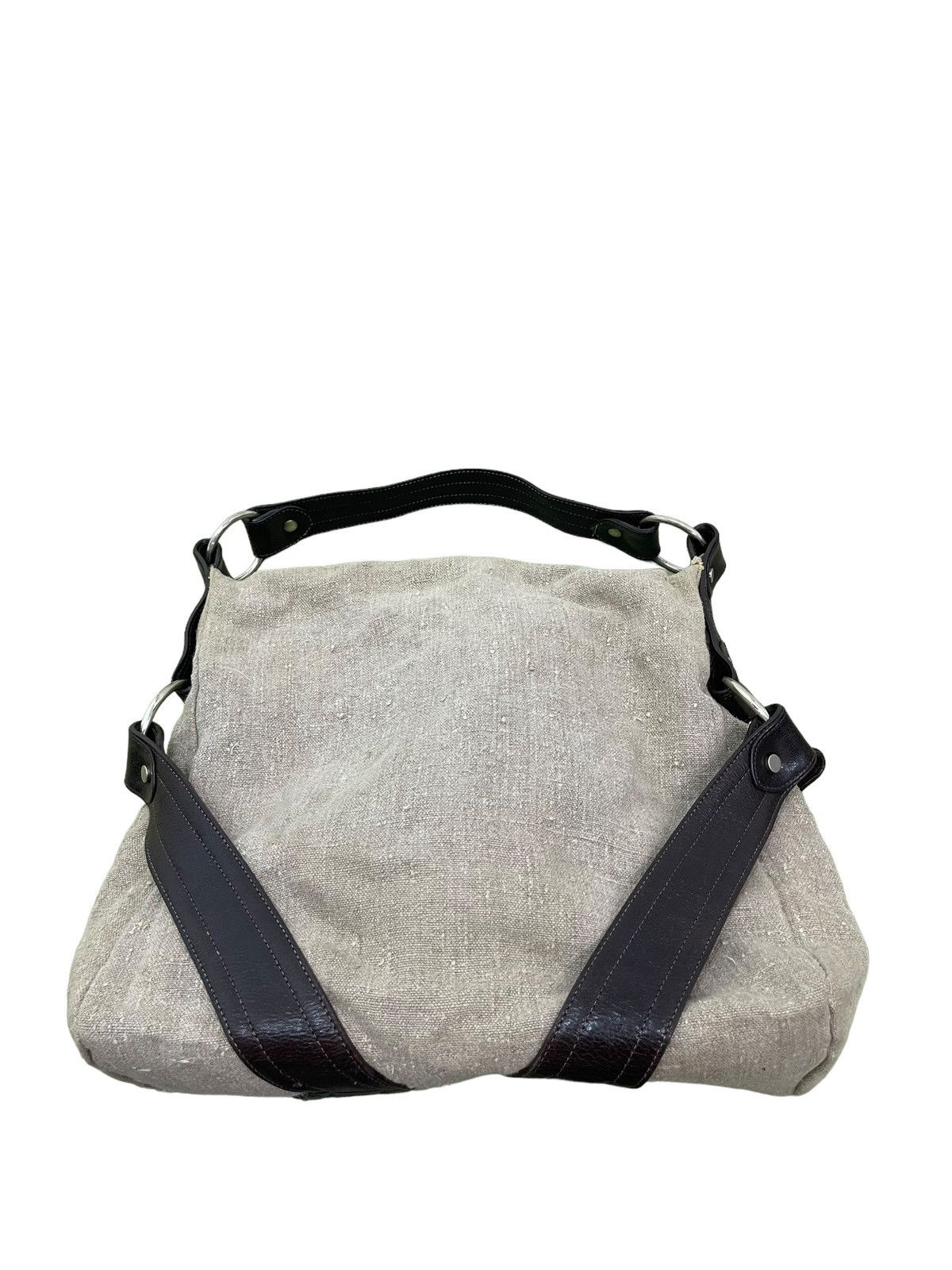 Japanese Brand Hemp Linen Leather Kale Shoulder Bag 3🟩 Size ONE SIZE - 10 Thumbnail