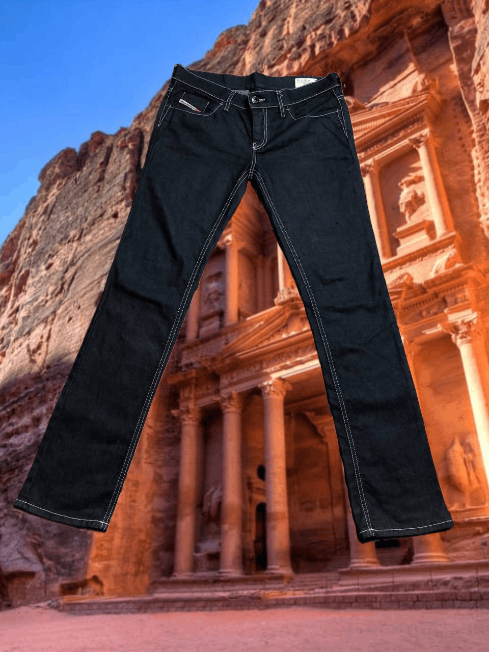Diesel Vintage DIESEL LIV jeans crazy Y2K streetwear Size 30" / US 8 / IT 44 - 1 Thumbnail