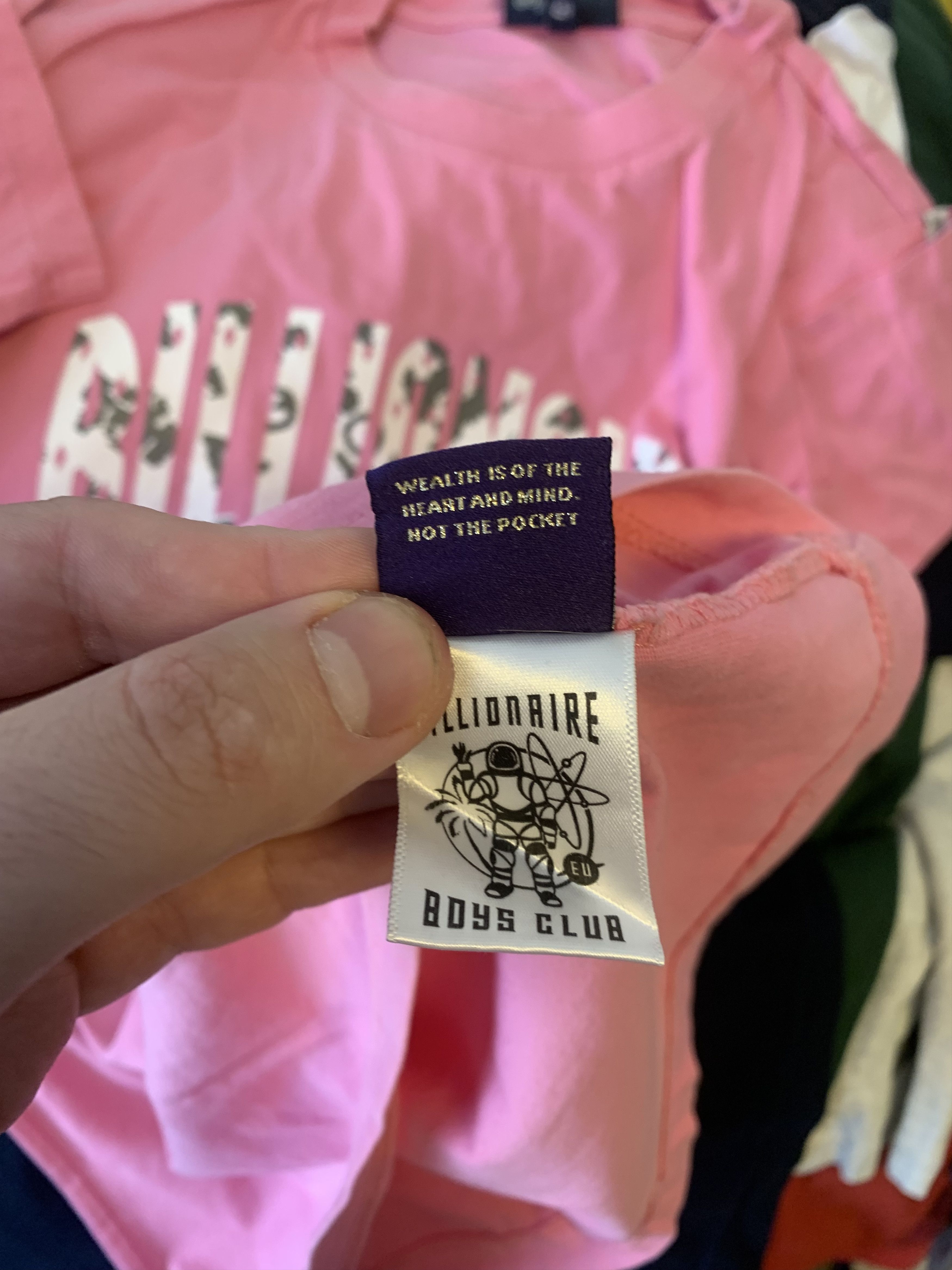 Billionaire Boys Club Billionaire boys club bbc pink t-shirt big logo Japanese M Size US M / EU 48-50 / 2 - 9 Thumbnail