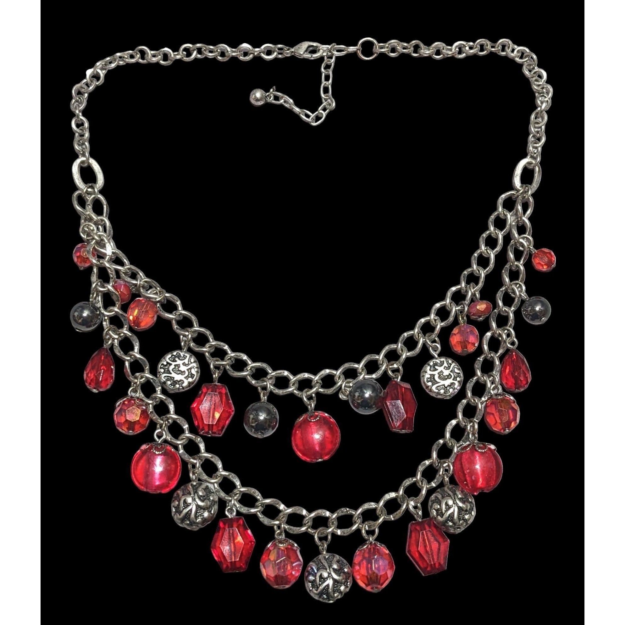 Other Gothic Vampire Multilayer Gemmed Necklace Size ONE SIZE - 1 Thumbnail