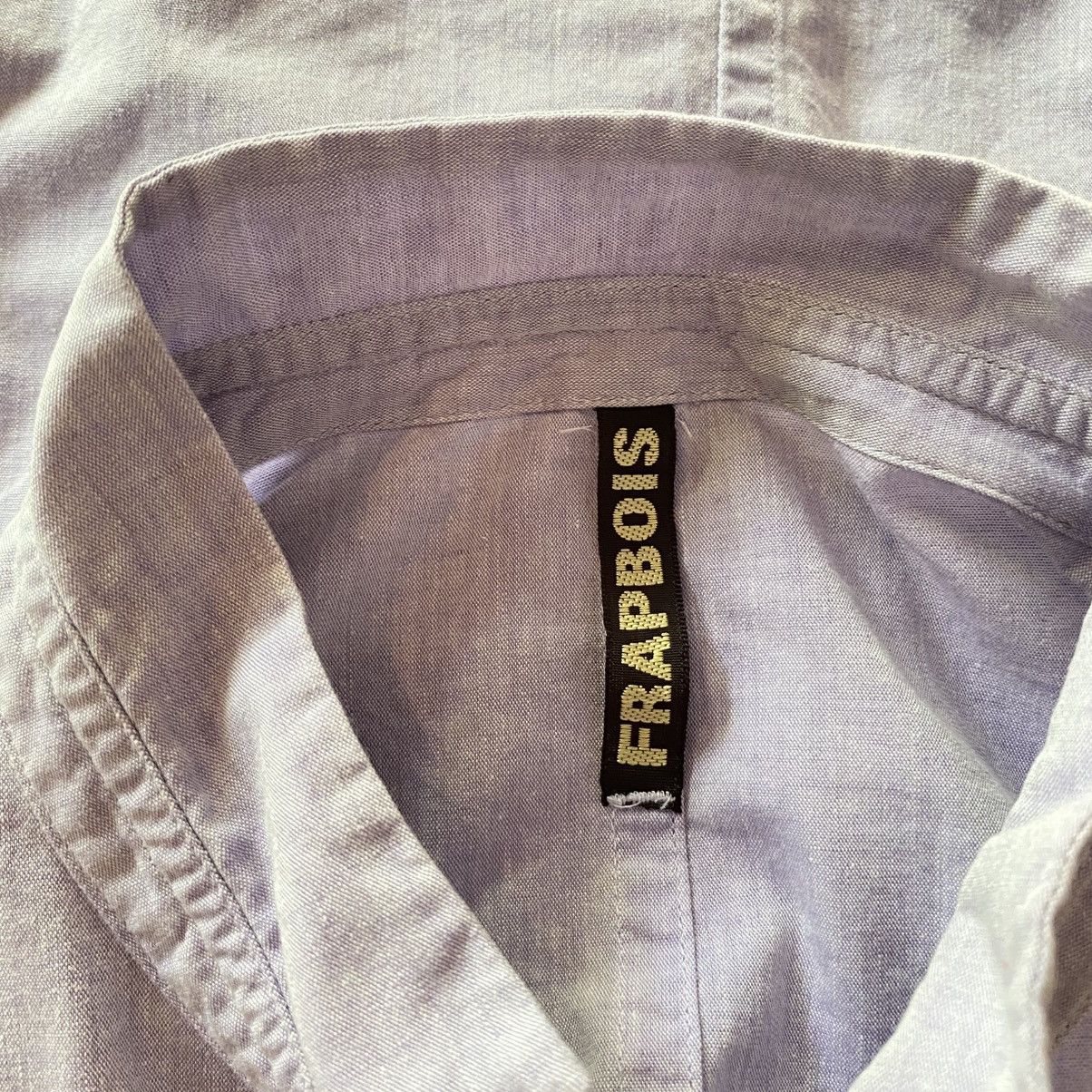 Frapbois FRAPBOIS Bright Lavender Mandarin Collar Button-Up Shirt Size M / US 6-8 / IT 42-44 - 11 Thumbnail