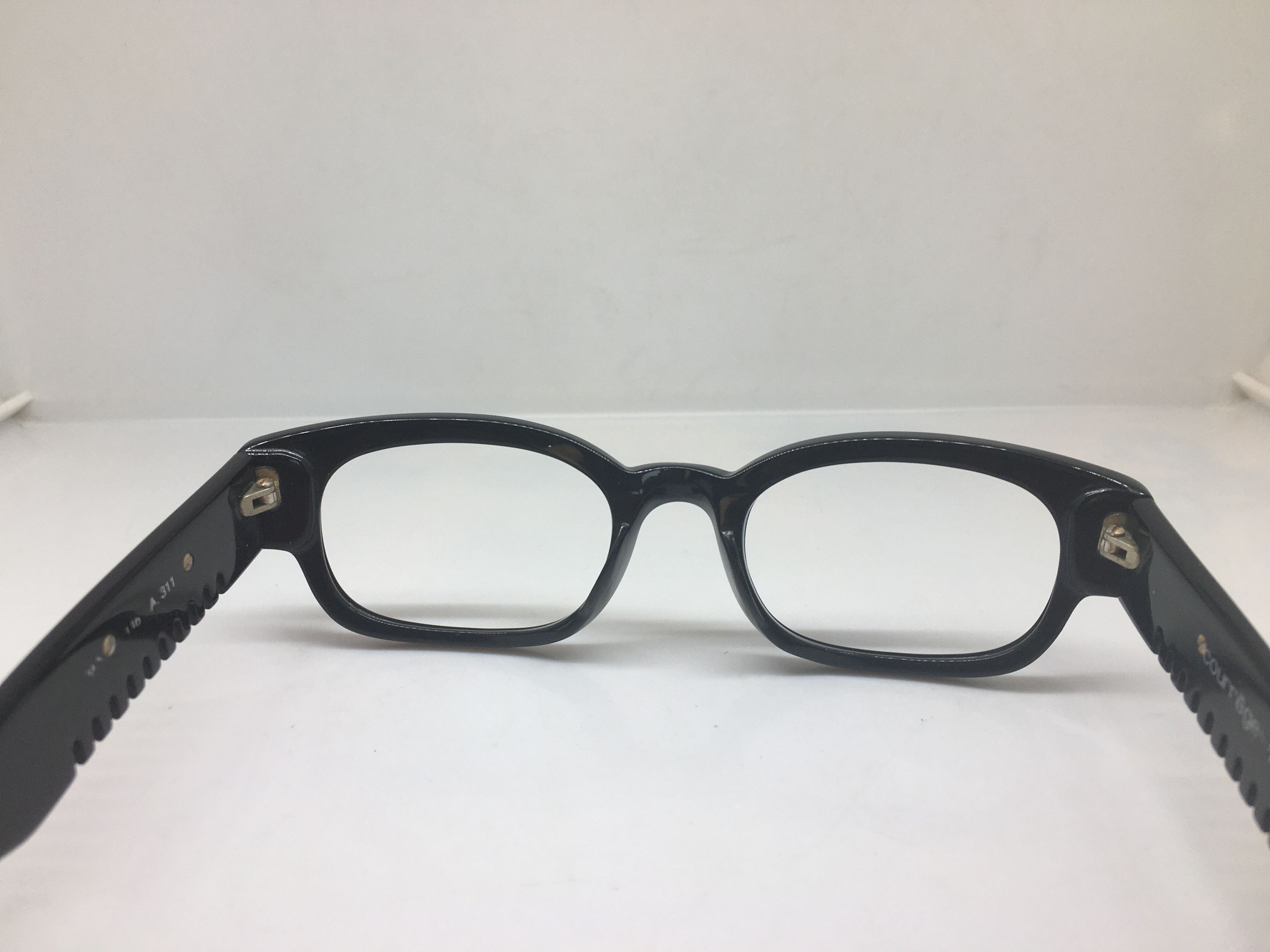 Courreges Vintage 70s Courreges Black Rx Eyeglasses France Size ONE SIZE - 4 Thumbnail