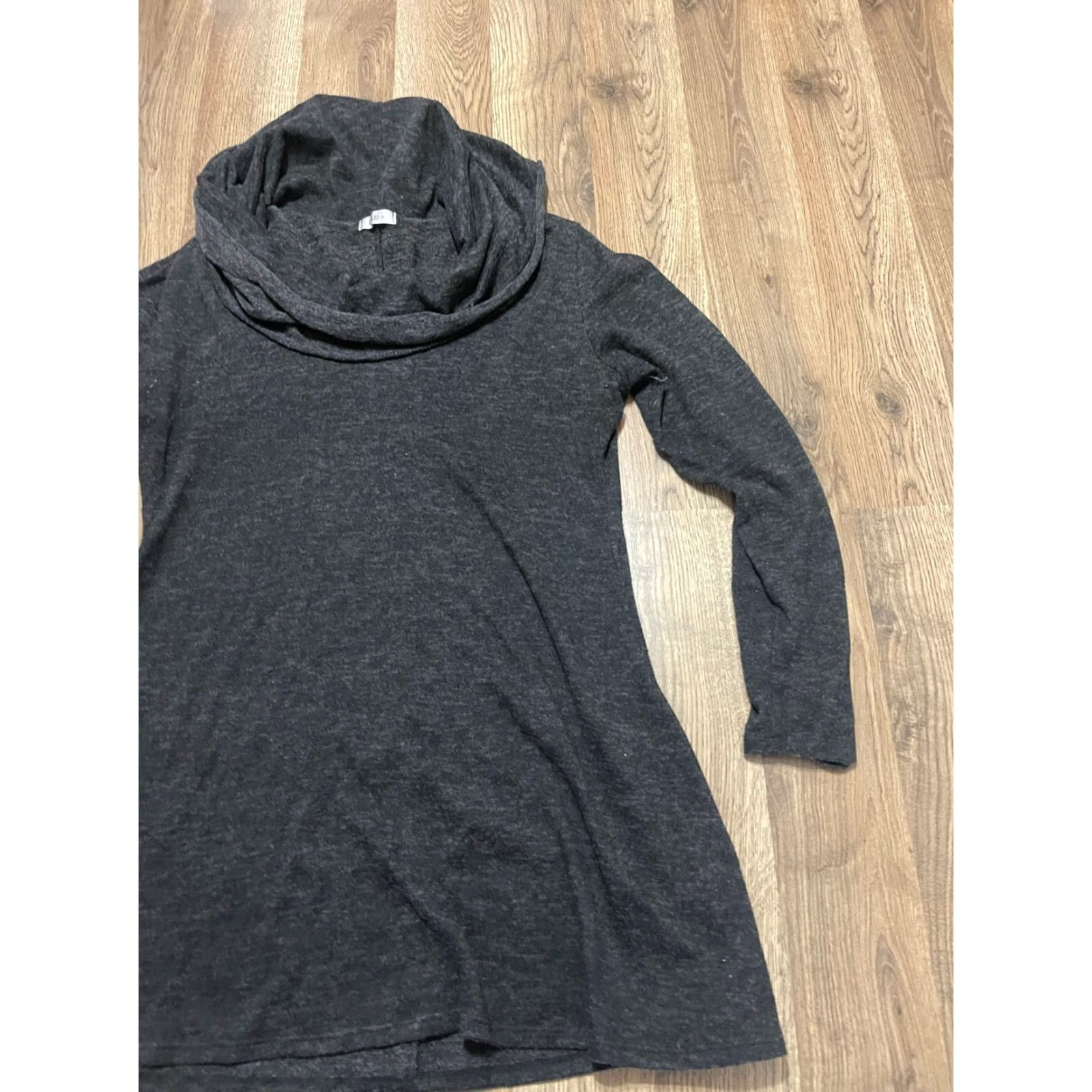 Vintage Doublju Sweater Shirt Women's XL Black Long Sleeve Turtleneck Pullover Casual Knit, Regular Fit, Solid, Fall Spring Summer, Womens Size XL / US 12-14 / IT 48-50 - 4 Thumbnail