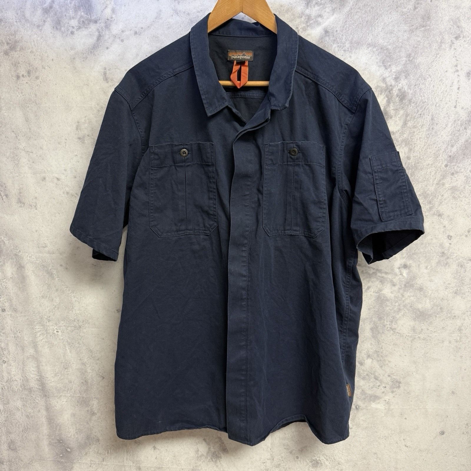 Patagonia Patagonia Worn Wear Mens Shop Shirt 53295 Blue Button Up Size US XL / EU 56 / 4 - 1 Thumbnail