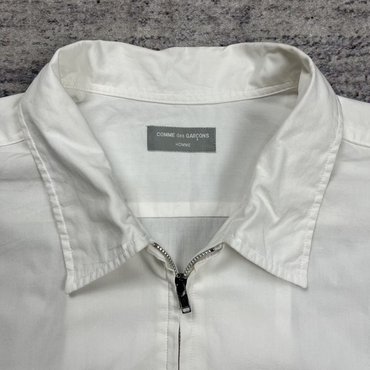Comme des Garcons Homme 90s Comme des garcons homme Ad 1995 patchwork zip up shirt Size US M / EU 48-50 / 2 - 4 Thumbnail