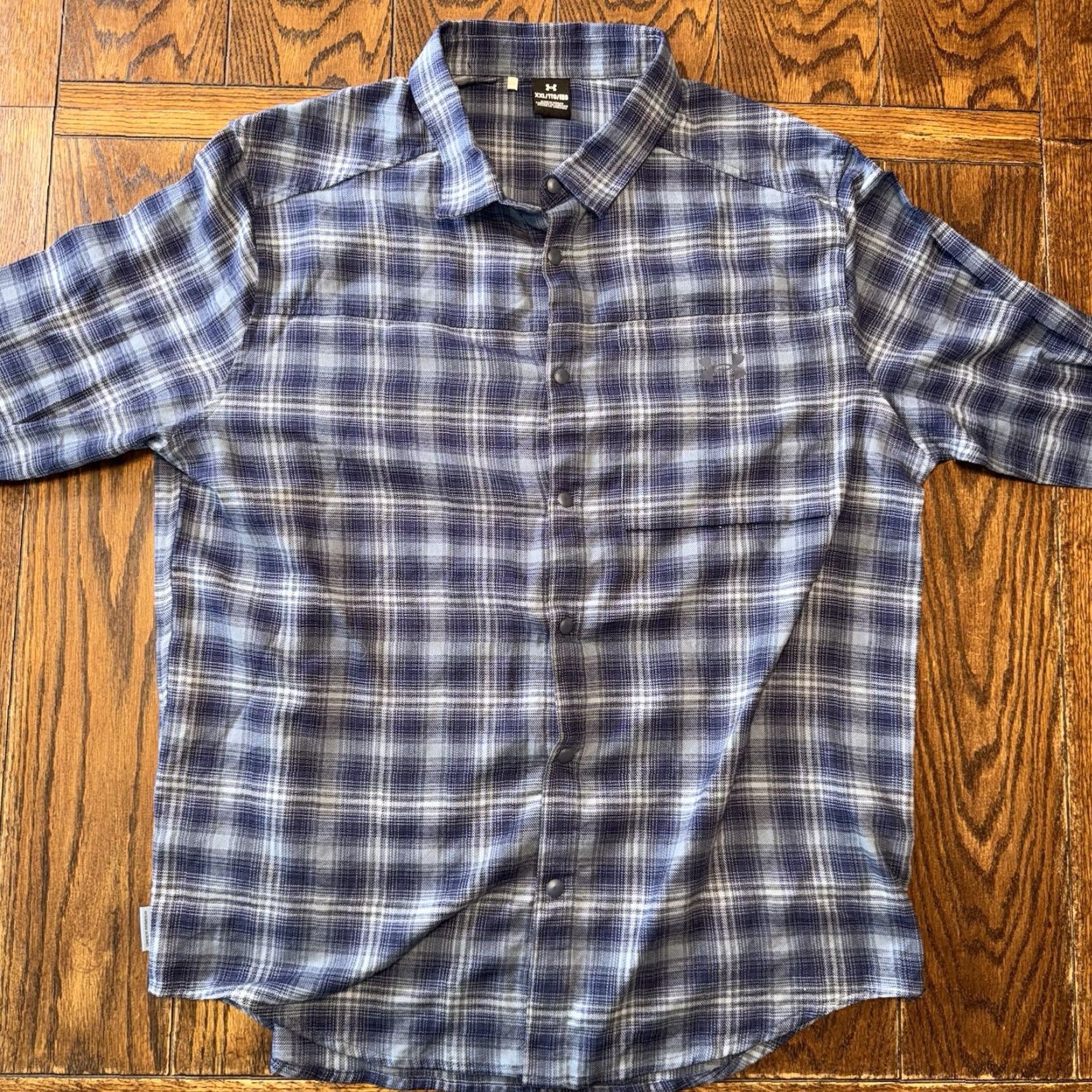 Under Armour Under Armour Tradesman Flex Flannel LS Snap Front Shirt Mens Size 2XL NWT Size US XXL / EU 58 / 5 - 2 Thumbnail