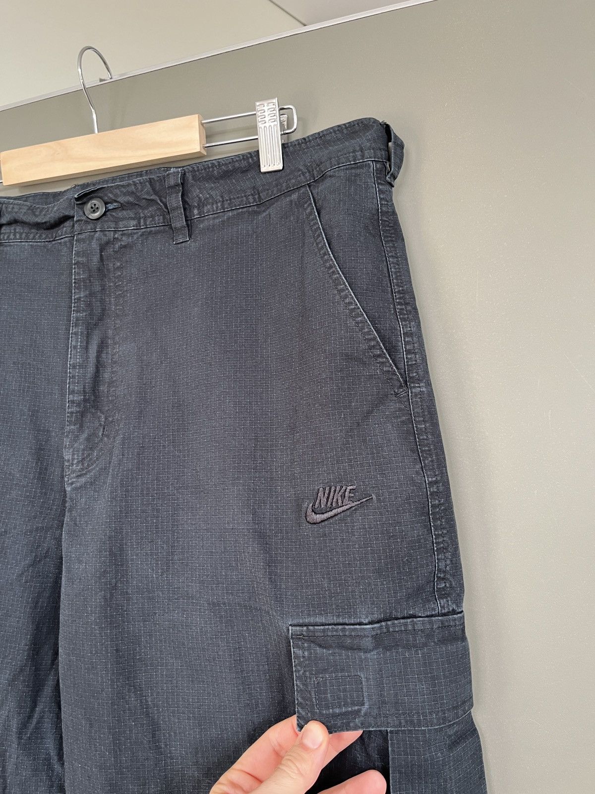 Nike Nike Deep Blue Ripstop Cargo Wide Pants Size US 36 / EU 52 - 7 Thumbnail
