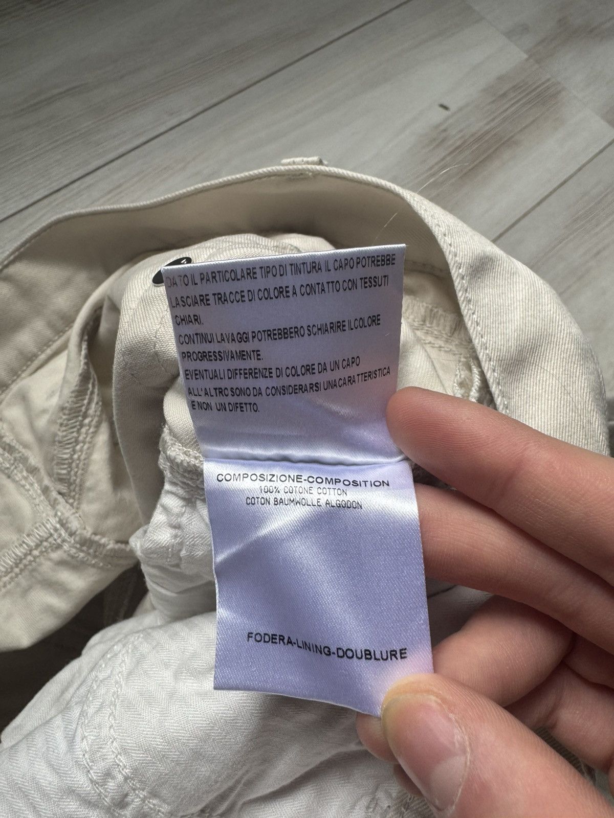 Gucci AW09 cream pants luxury designer Made in Italy
