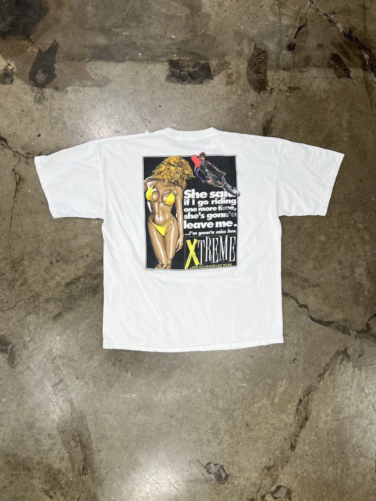 Vintage Vintage Extreme Limit 2000s Y2K Cross Dragon Tee Large Size US L / EU 52-54 / 3 - 2 Thumbnail