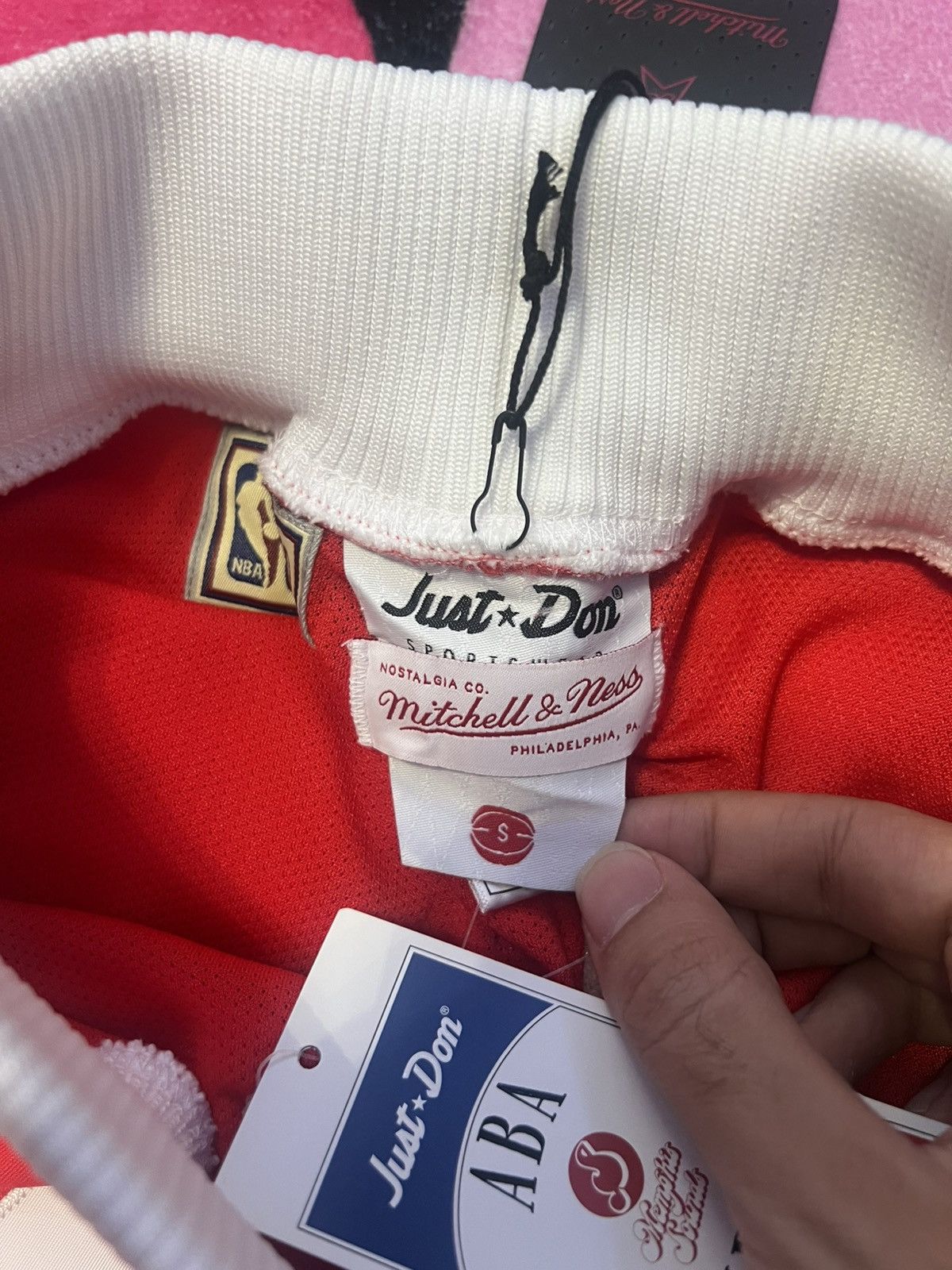 Just Don × Mitchell & Ness Just Don x Mitchell And Ness ABA Memphis Sounds Shorts Size US 29 - 7 Thumbnail