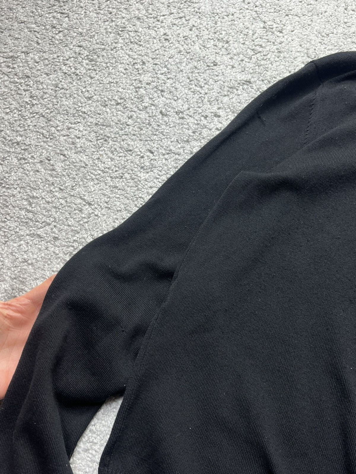 Chanel Chanel Flower Patch Logo Black Wool Cardigan Size 42 Size M / US 6-8 / IT 42-44 - 6 Thumbnail