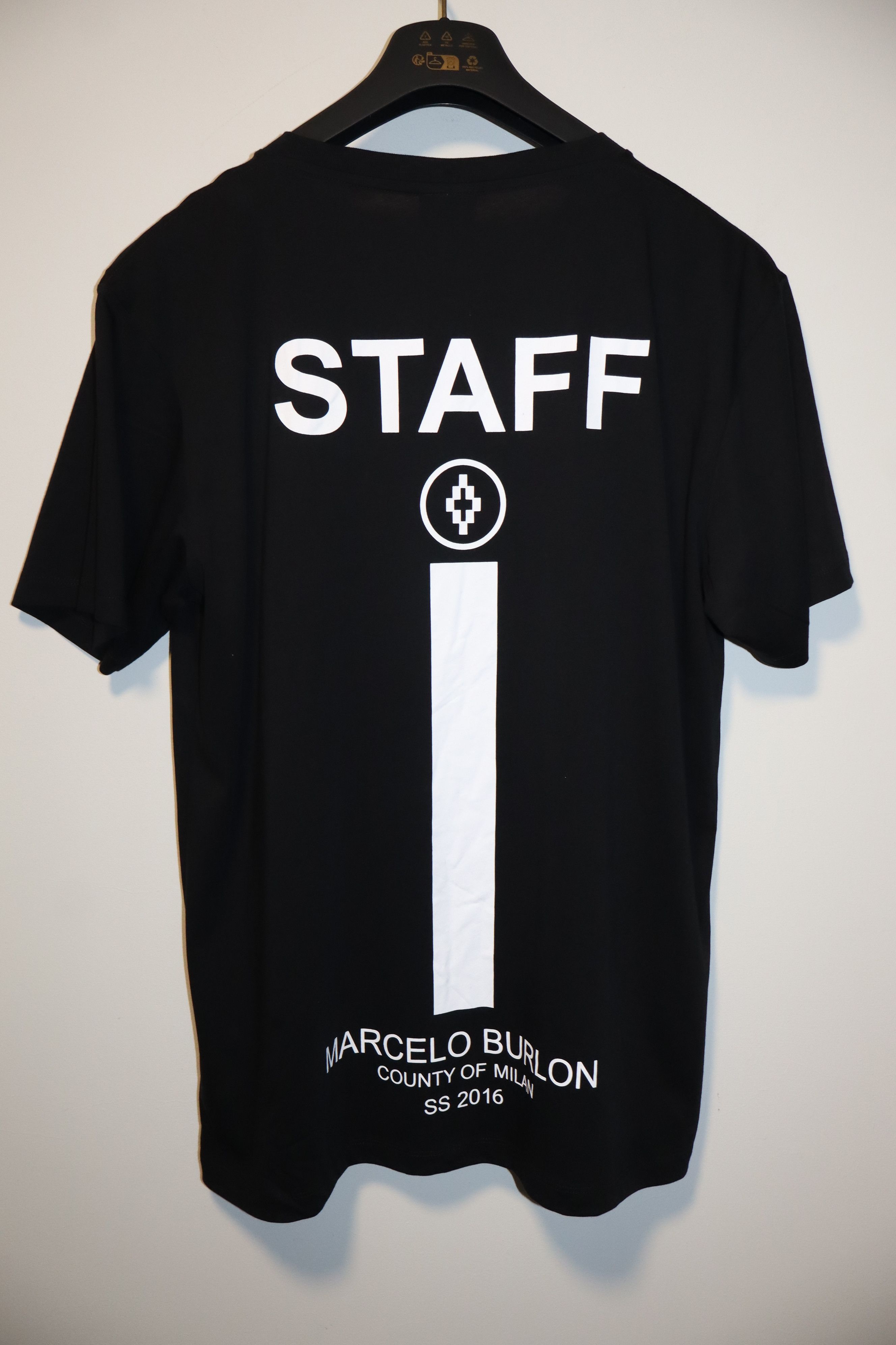 Marcelo Burlon Staff logo t-shirt Size US M / EU 48-50 / 2 - 1 Thumbnail