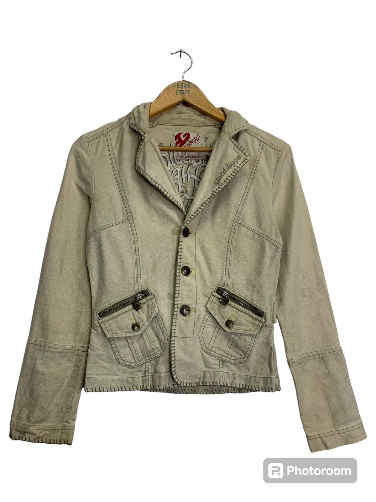 Japanese Brand × Vintage Golddigga cotton jacket Size US S / EU 44-46 / 1 - 1 Thumbnail