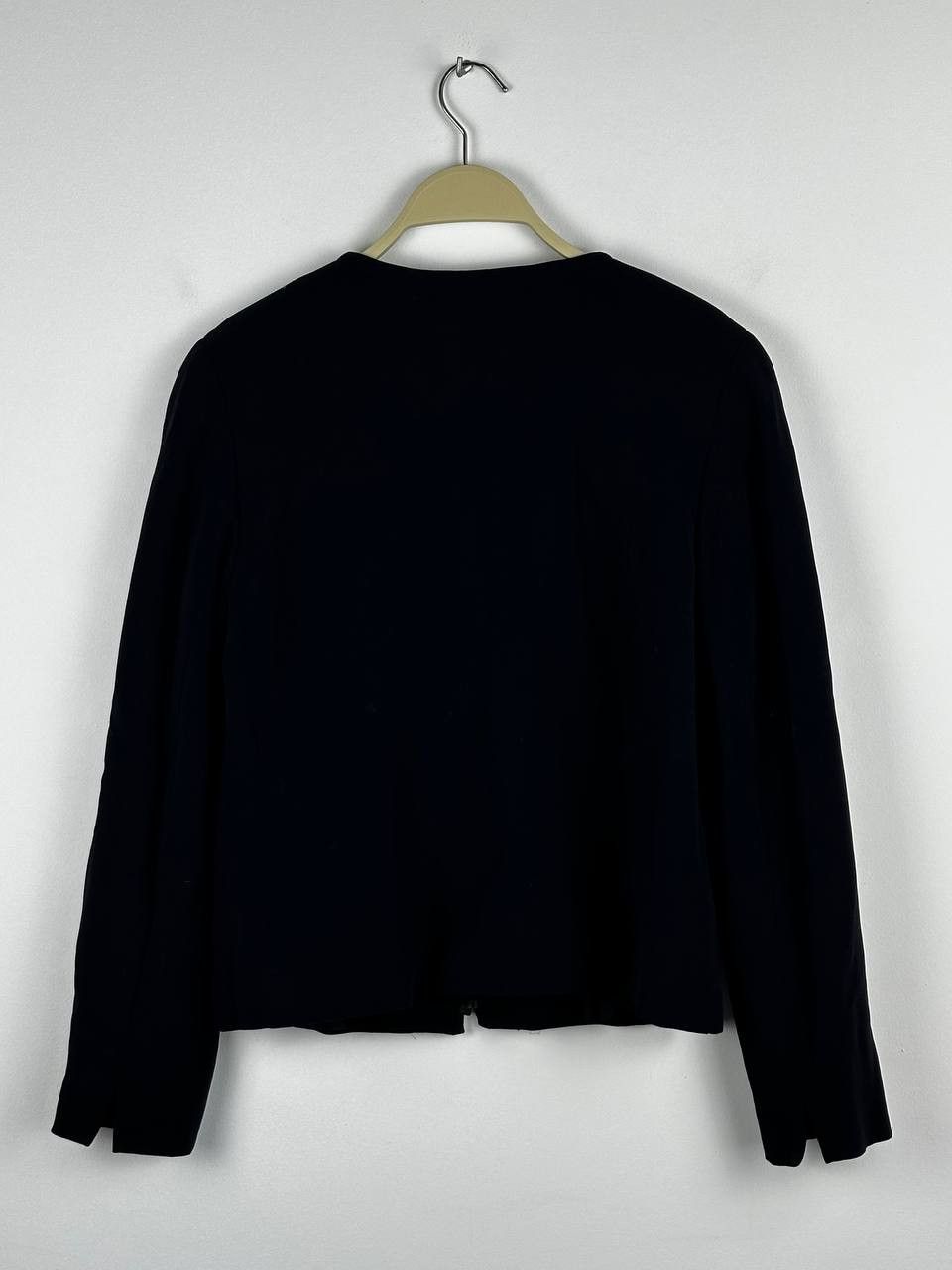 Max Mara Max Mara Luxury Wool Navy Blazer Jacket Size L / US 10 / IT 46 - 12 Thumbnail