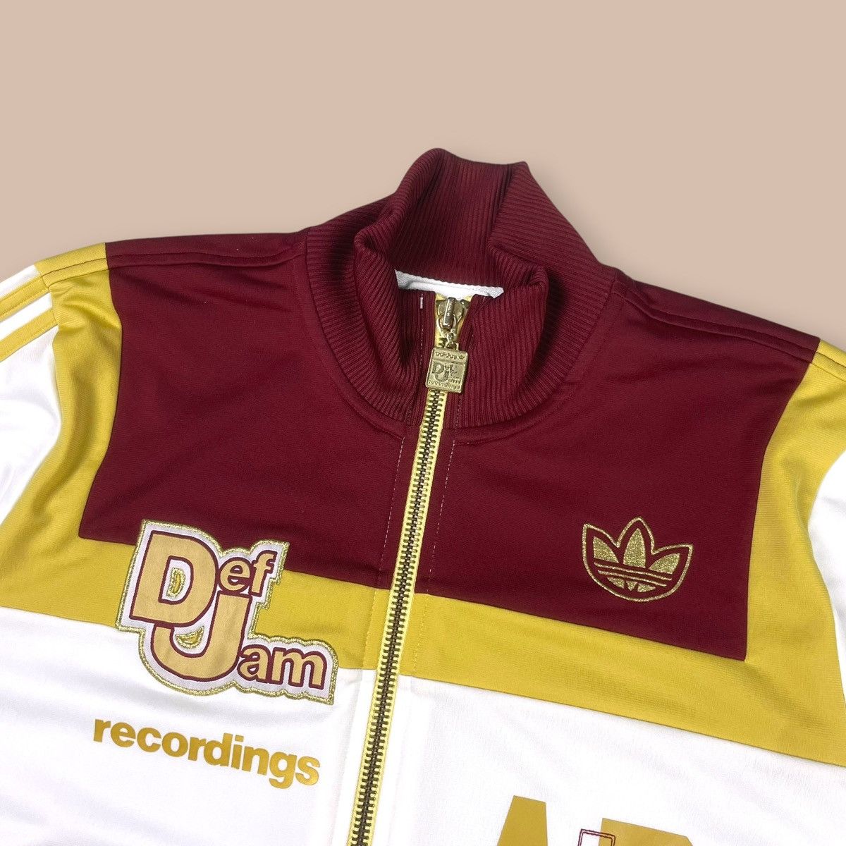 Adidas 2009 Adidas X Def Jam Recordings Track Top Jacket Size US L / EU 52-54 / 3 - 6 Thumbnail