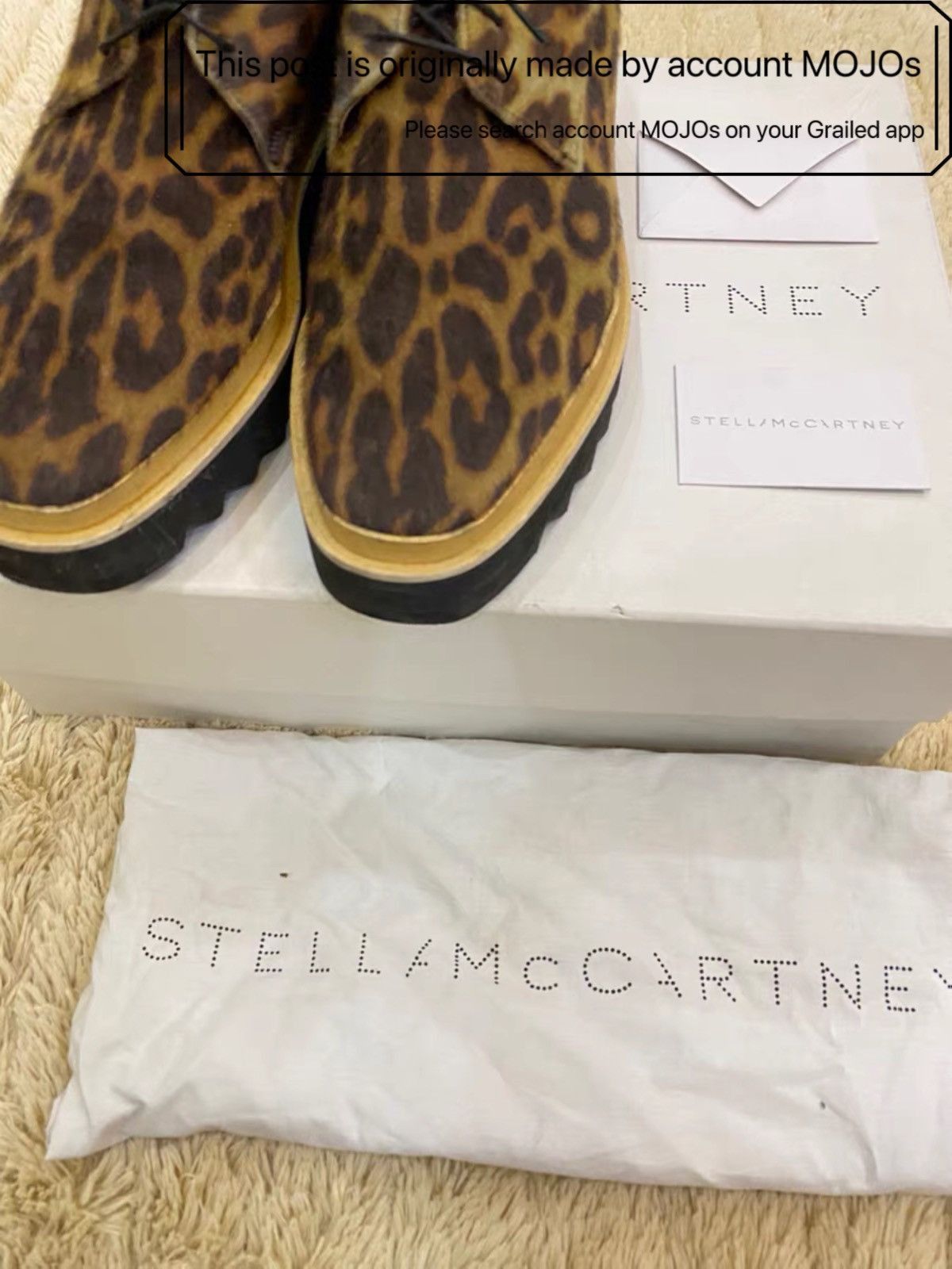 Stella McCartney Sz 41 Stella McCartney Leopard Platform Derby mojos1536 Size US 8 / EU 41 - 7 Thumbnail