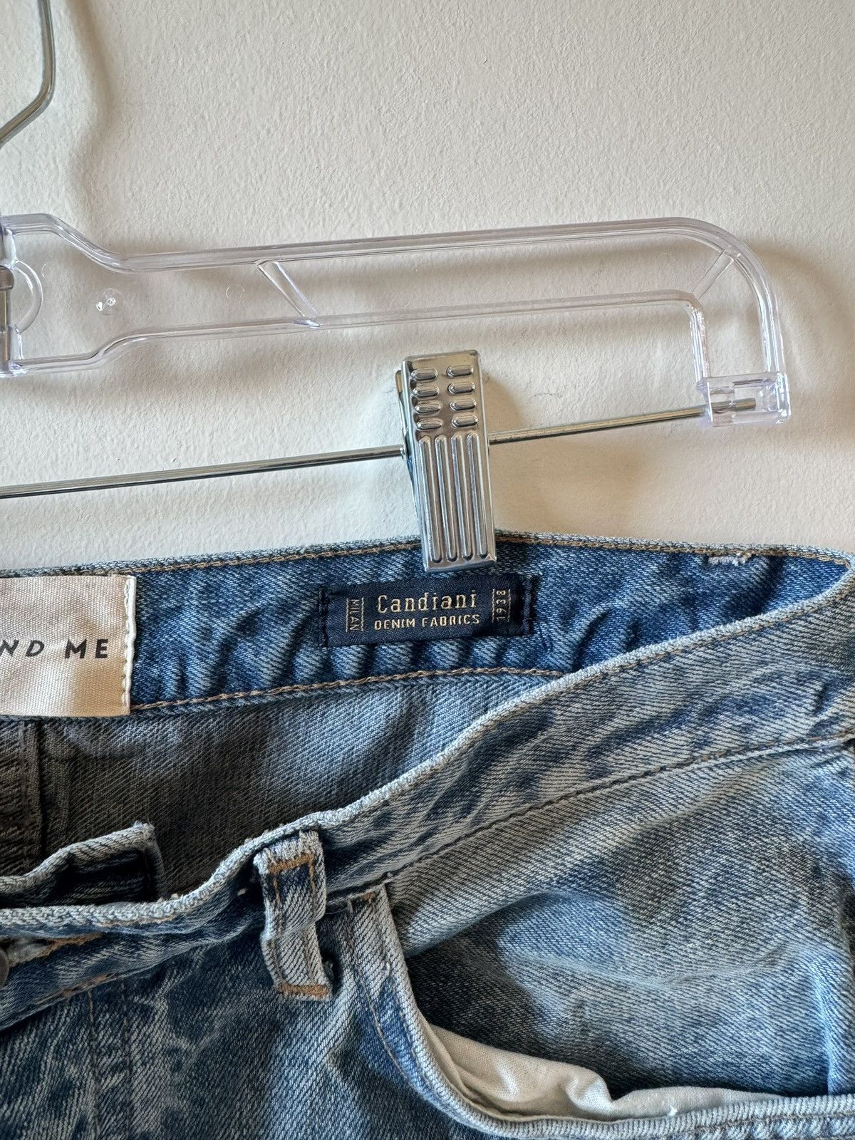 Other I And Me Selvedge Wide Leg Jeans - Vintage Wash Size US 30 / EU 46 - 3 Thumbnail