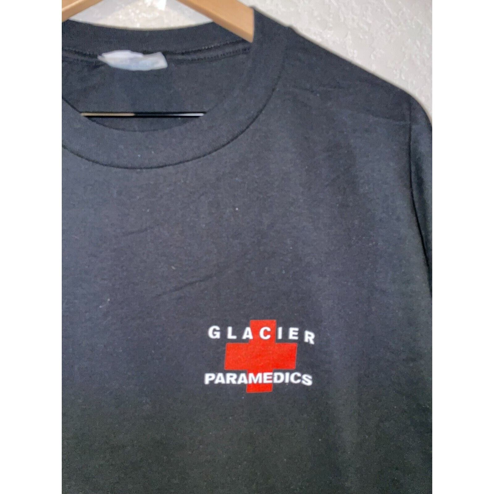 Jerzees Vintage Glacier Park Shirt Paramedics Medic Tee VTG 90s XL Size US XL / EU 56 / 4 - 2 Thumbnail