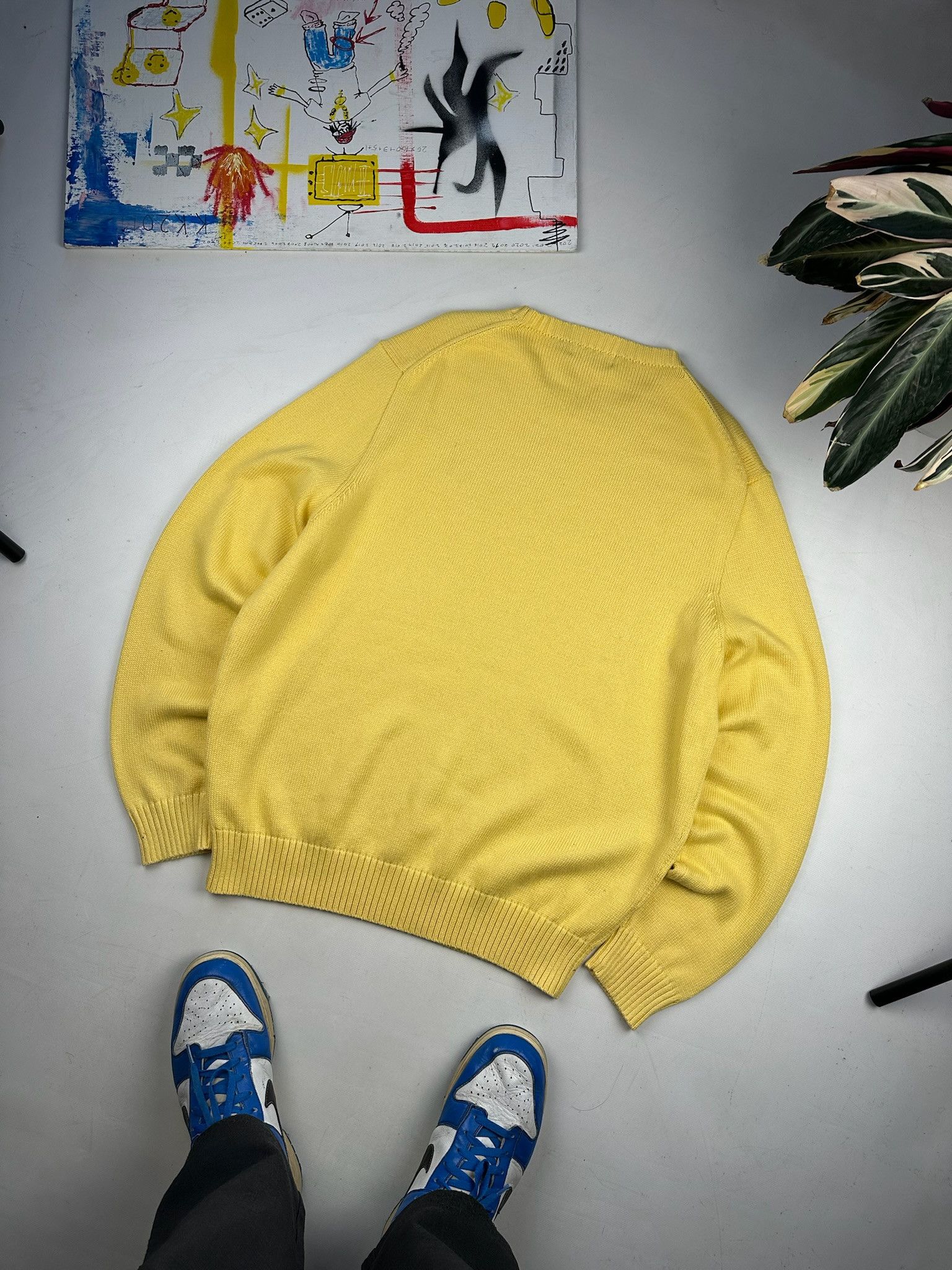 Polo Ralph Lauren Polo Ralph Lauren Yellow Sweater Size US XL / EU 56 / 4 - 2 Thumbnail