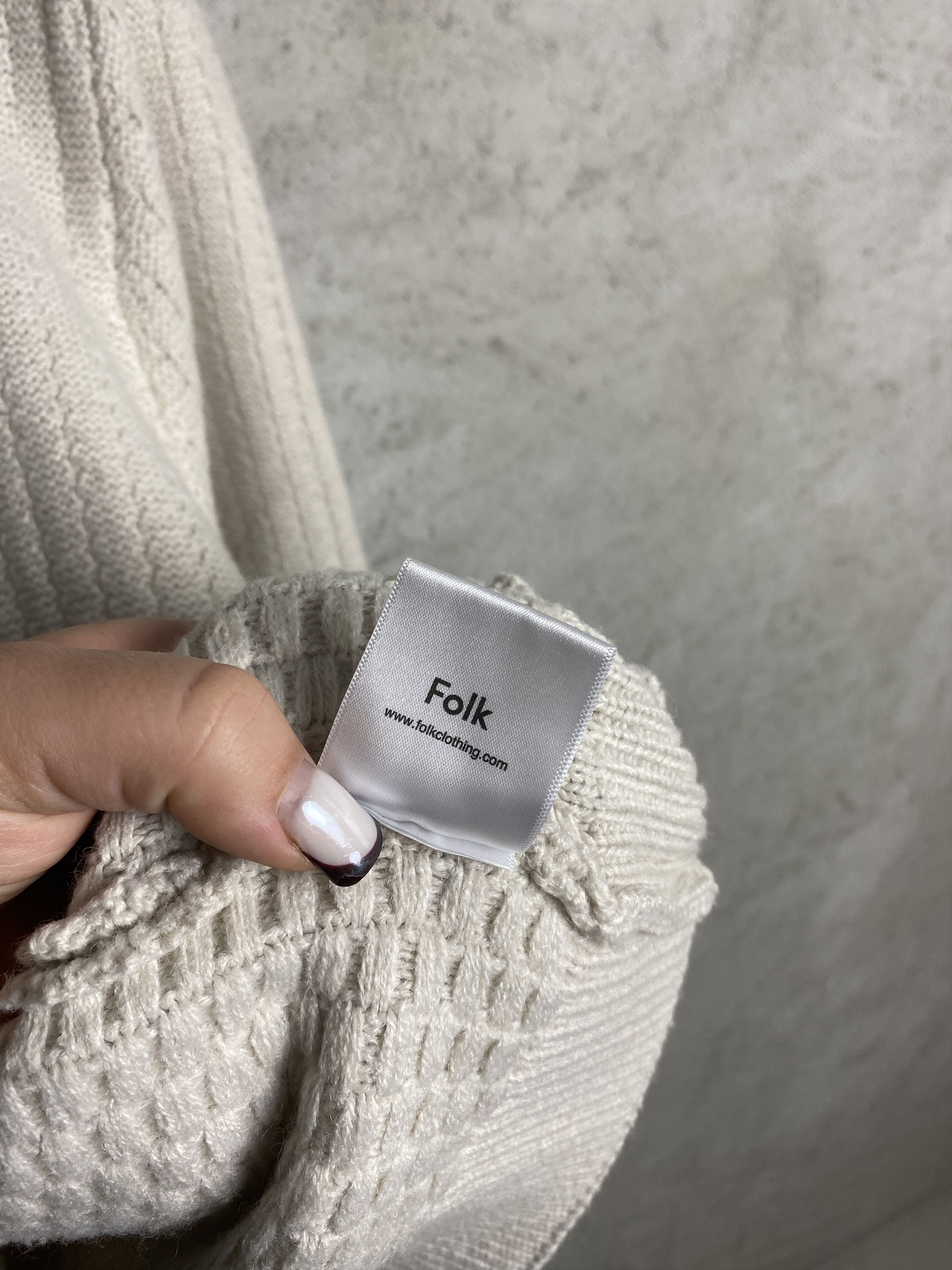 Folk Folk acrylic wool casual sweater knitwear Size US M / EU 48-50 / 2 - 5 Thumbnail
