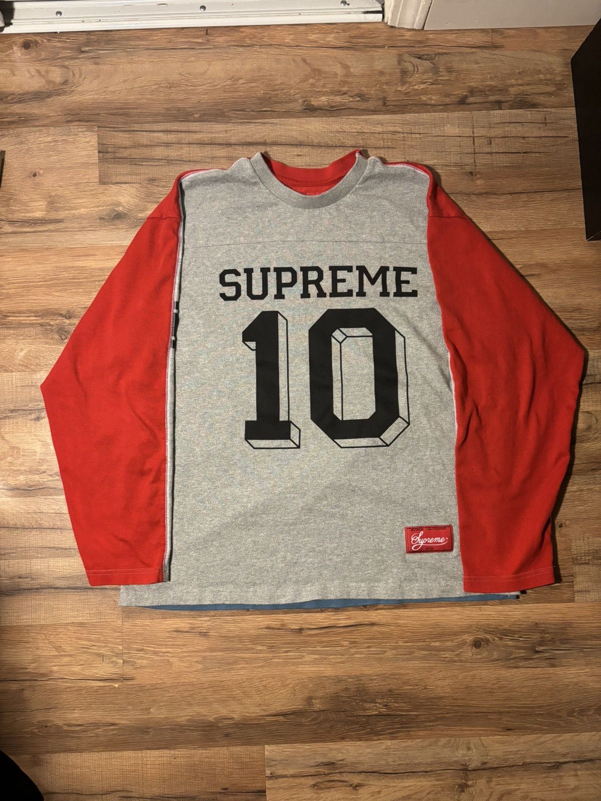Supreme L S Football Top | Grailed