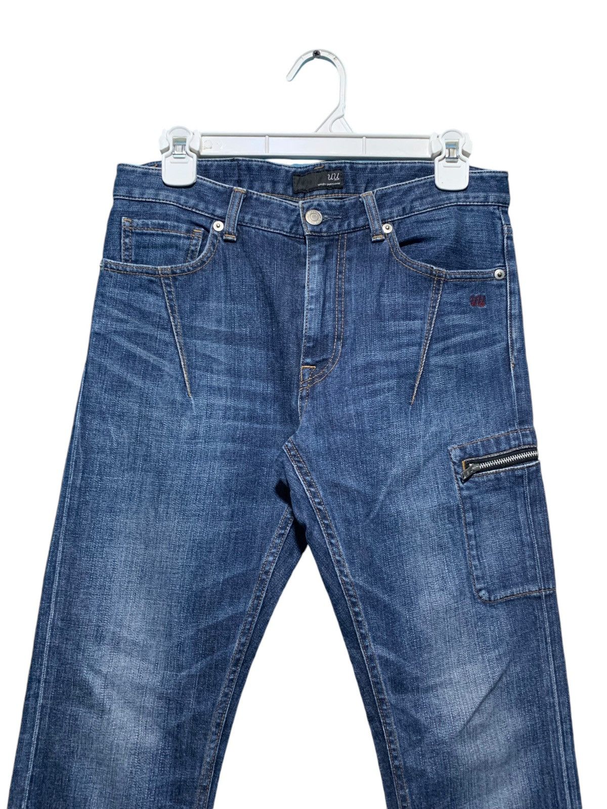 Jun Takahashi Jun Takahashi Undercover side zipped pocket denim jeans Size US 30 / EU 46 - 2 Thumbnail