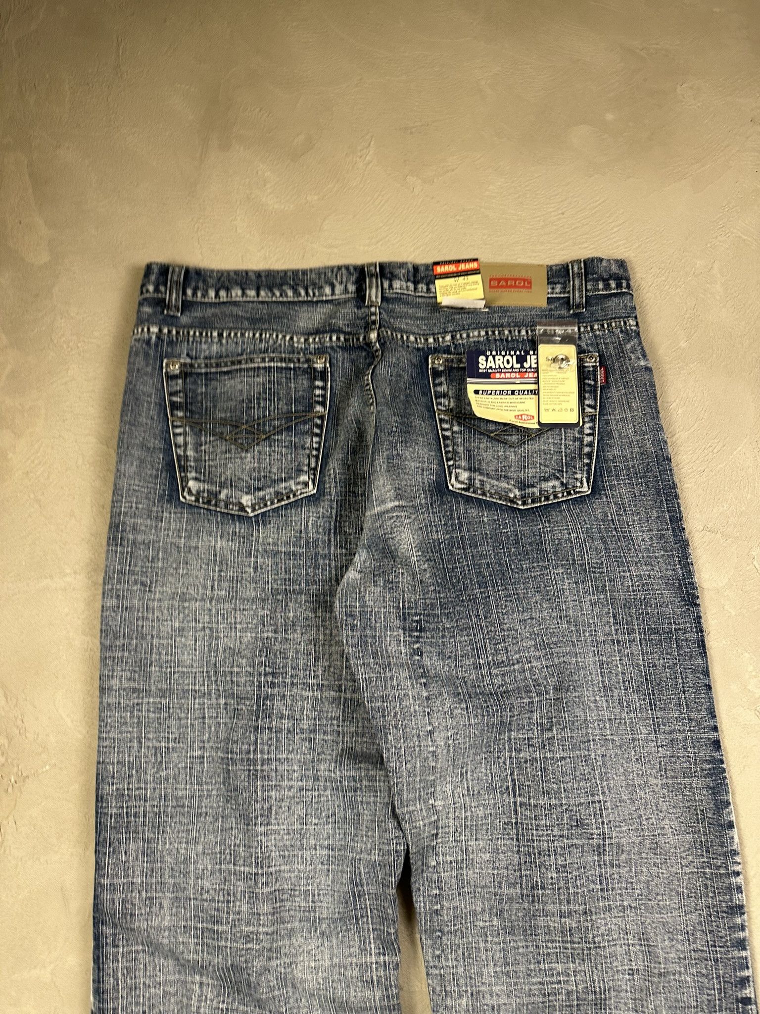 Japanese Brand Vintage Y2k Japanese Oversized Baggy Faded Pants Size US 43 - 3 Thumbnail
