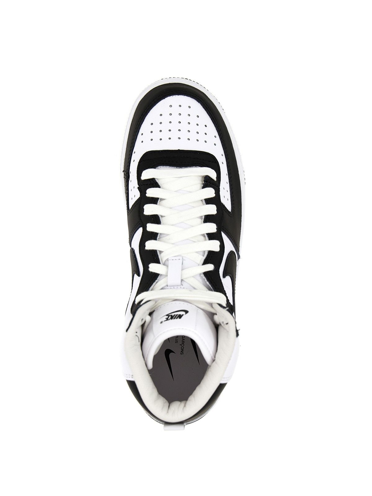 Comme des Garcons Homme × Nike o1mle0924 High-Top Sneakers in White & Black Size US 8 / EU 41 - 4 Thumbnail