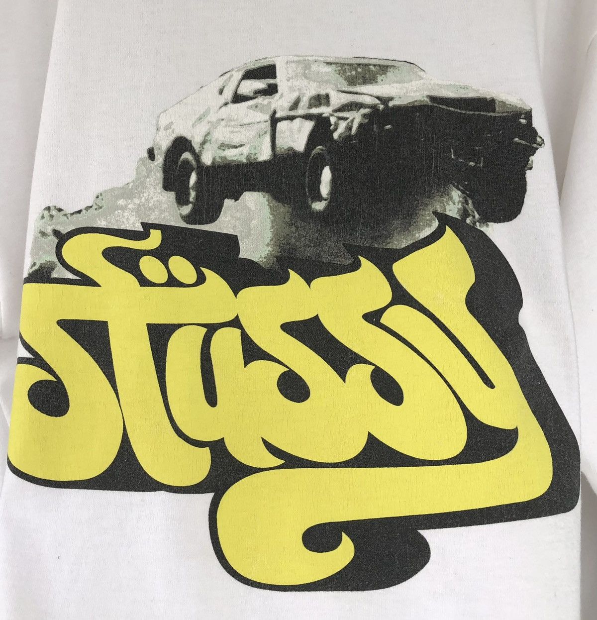 Stussy 🔥VTG 90s Stüssy 'Deadly' or 'Deadly Race' Long Sleeve Shirt Size US XL / EU 56 / 4 - 2 Thumbnail