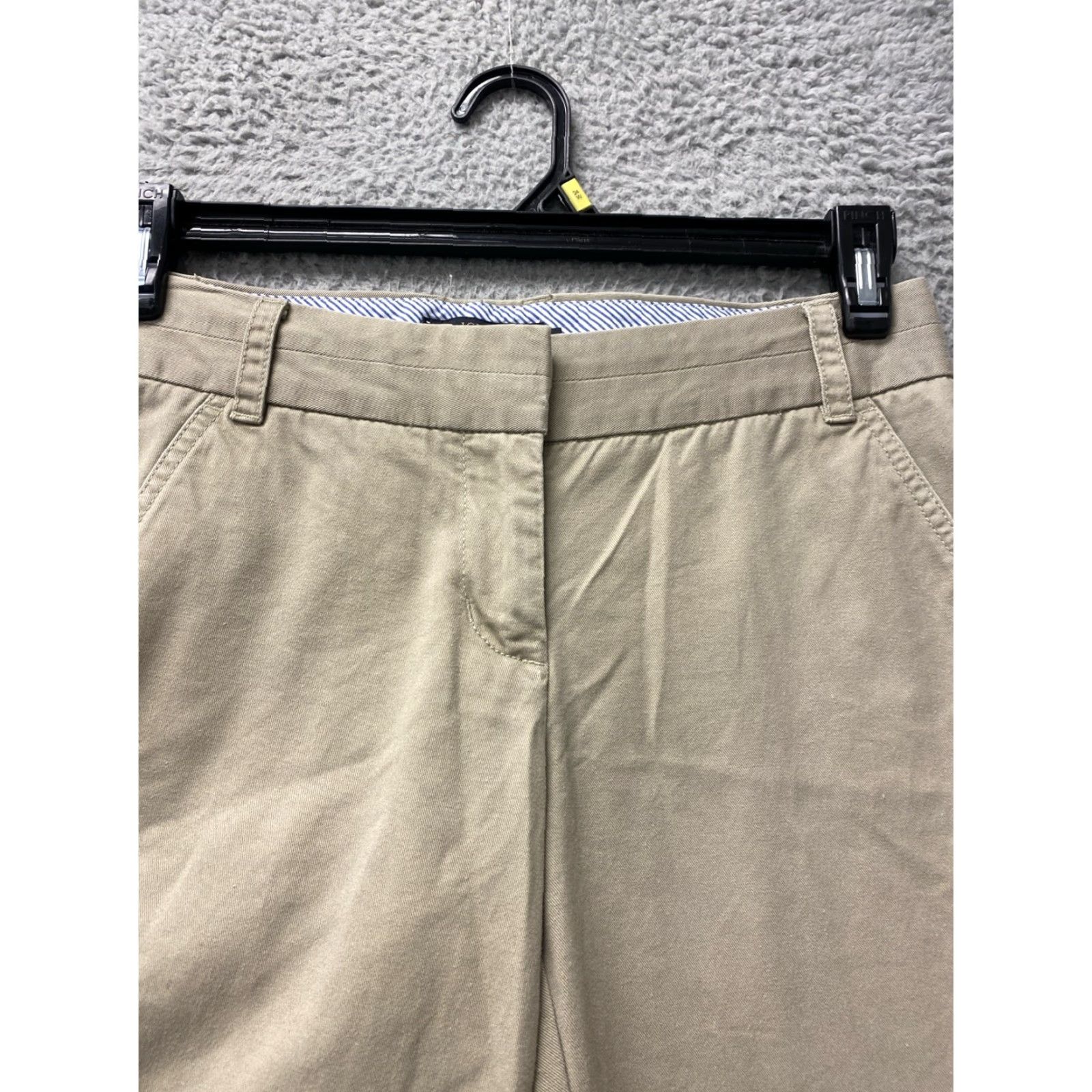 J.Crew VINTAGE J.CREW Women's Chino Shorts Casual Cotton Size 0 Beige Size 25" / US 0 / IT 36 - 2 Thumbnail