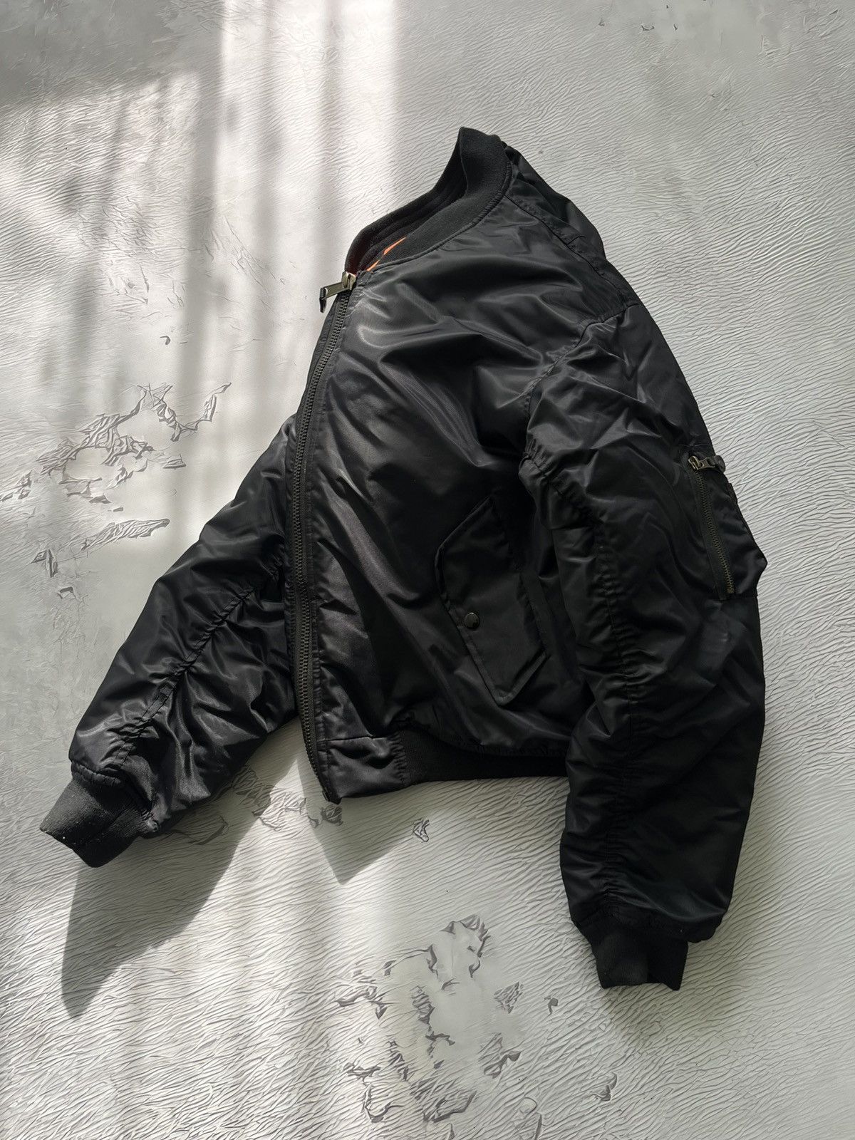 Vintage Vintage Bomber Jacket Black Military Aviator Size US M / EU 48-50 / 2 - 7 Thumbnail