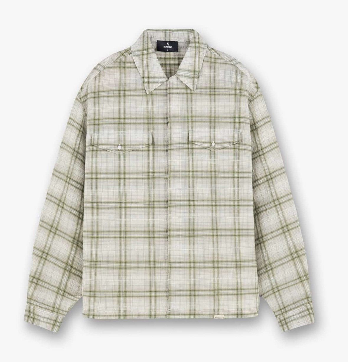 Represent Clo. Represent Sheer Long Sleeve Flannel Shirt Size US XL / EU 56 / 4 - 1 Thumbnail