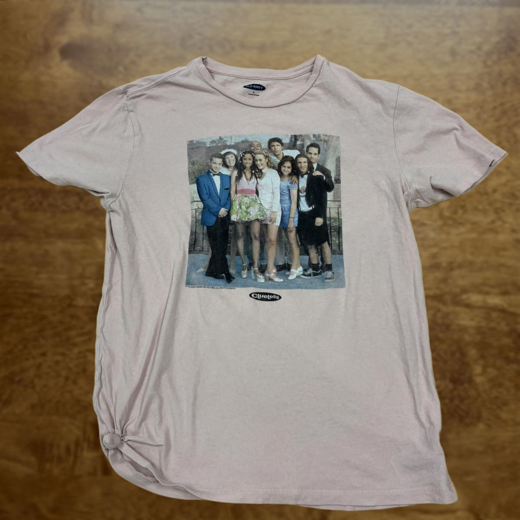 Old Navy Clueless Shirt Womens Small Pink Old Navy Cast Graphic 90s Movie Tee T-Shirt Size S / US 4 / IT 40 - 1 Thumbnail
