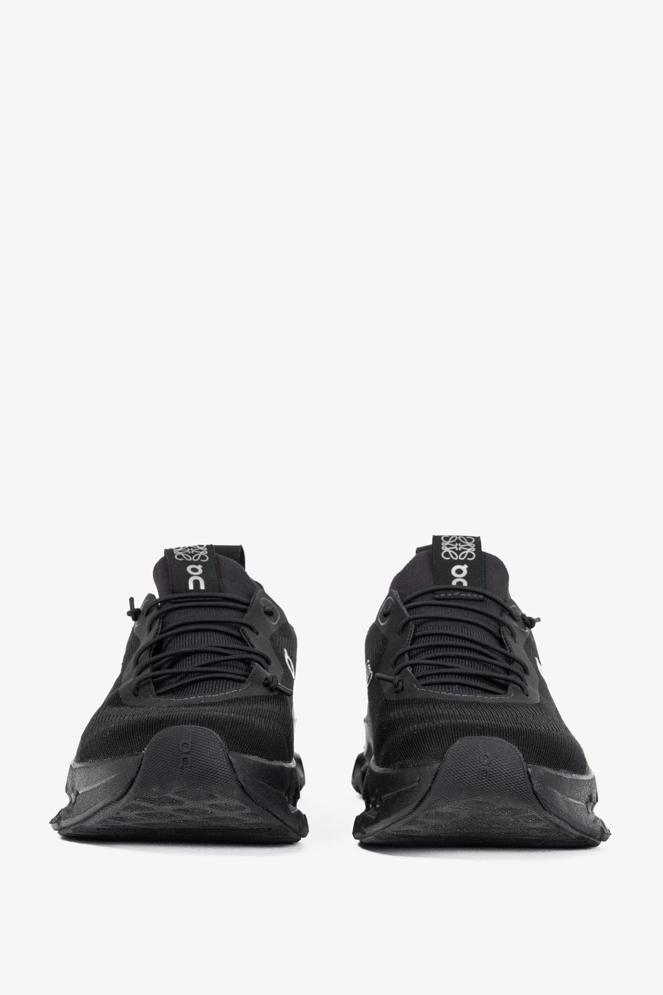 Loewe × On Loewe x ON Cloudtilt All Black Anagram Lace-Up Sneakers Size US 5 / IT 35 - 2 Thumbnail