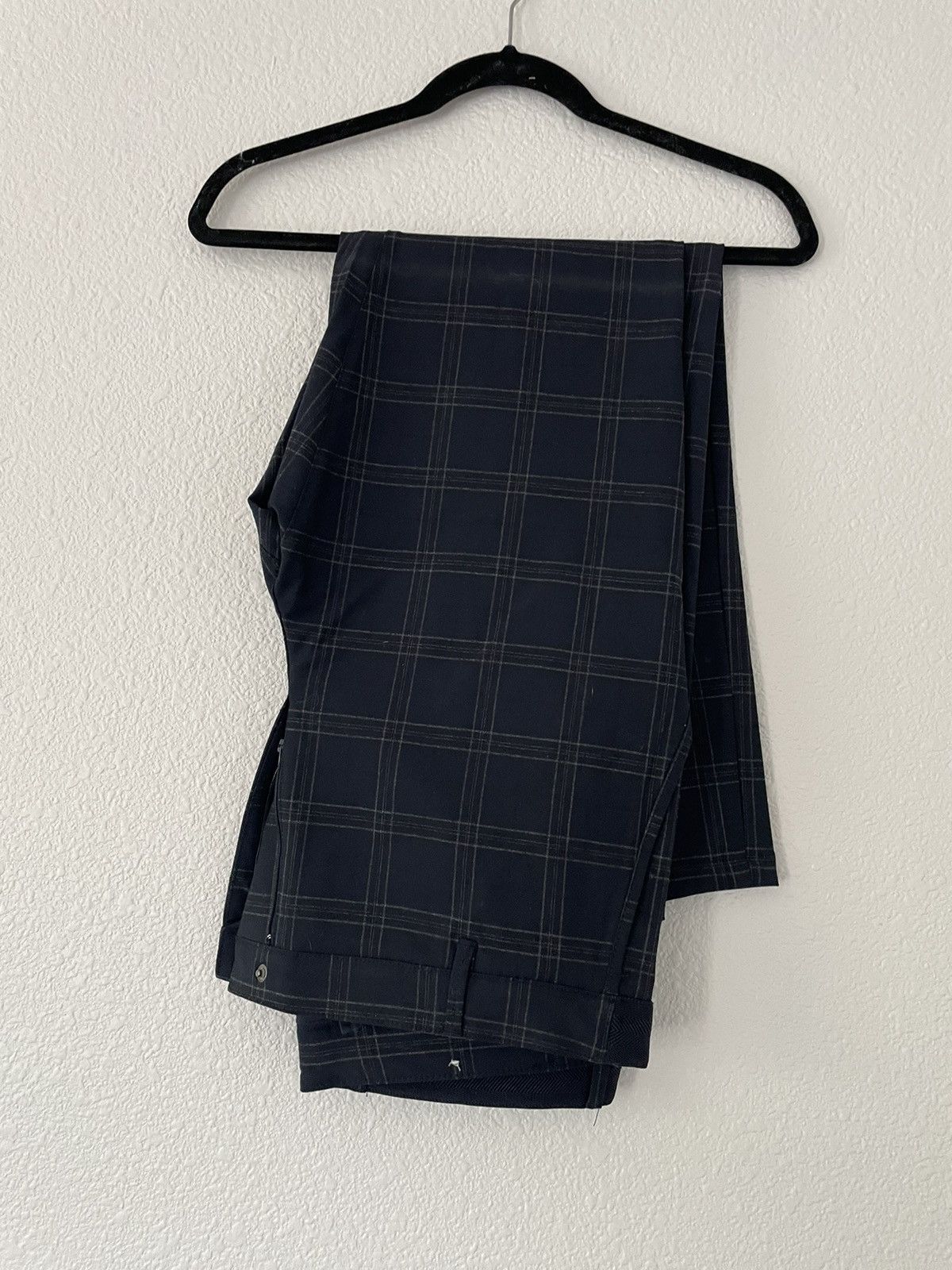 Zara Navy plaid Zara pants Size US 34 / EU 50 - 1 Thumbnail