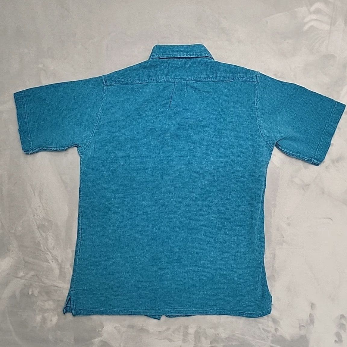 Vintage VINTAGE L.L.Bean Shirt Men M Teal Textured Cotton Short Sleeve 90s Heritage Vintage Size US M / EU 48-50 / 2 - 6 Thumbnail