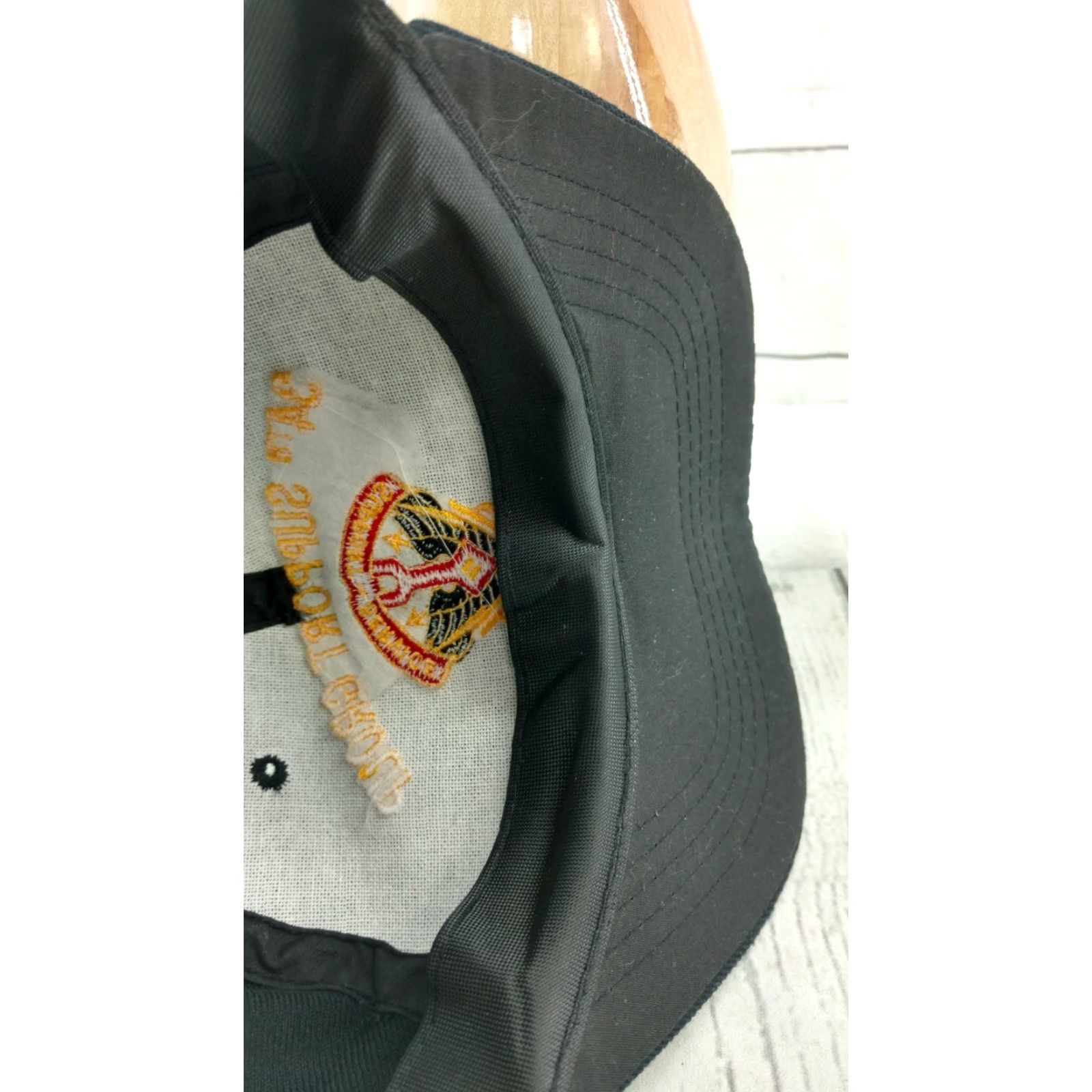 Vintage VINTAGE United States Military 34TH Support Group Hat Dark Blue Hat Navy Blue Adjustable Snapback Men Size ONE SIZE - 8 Thumbnail