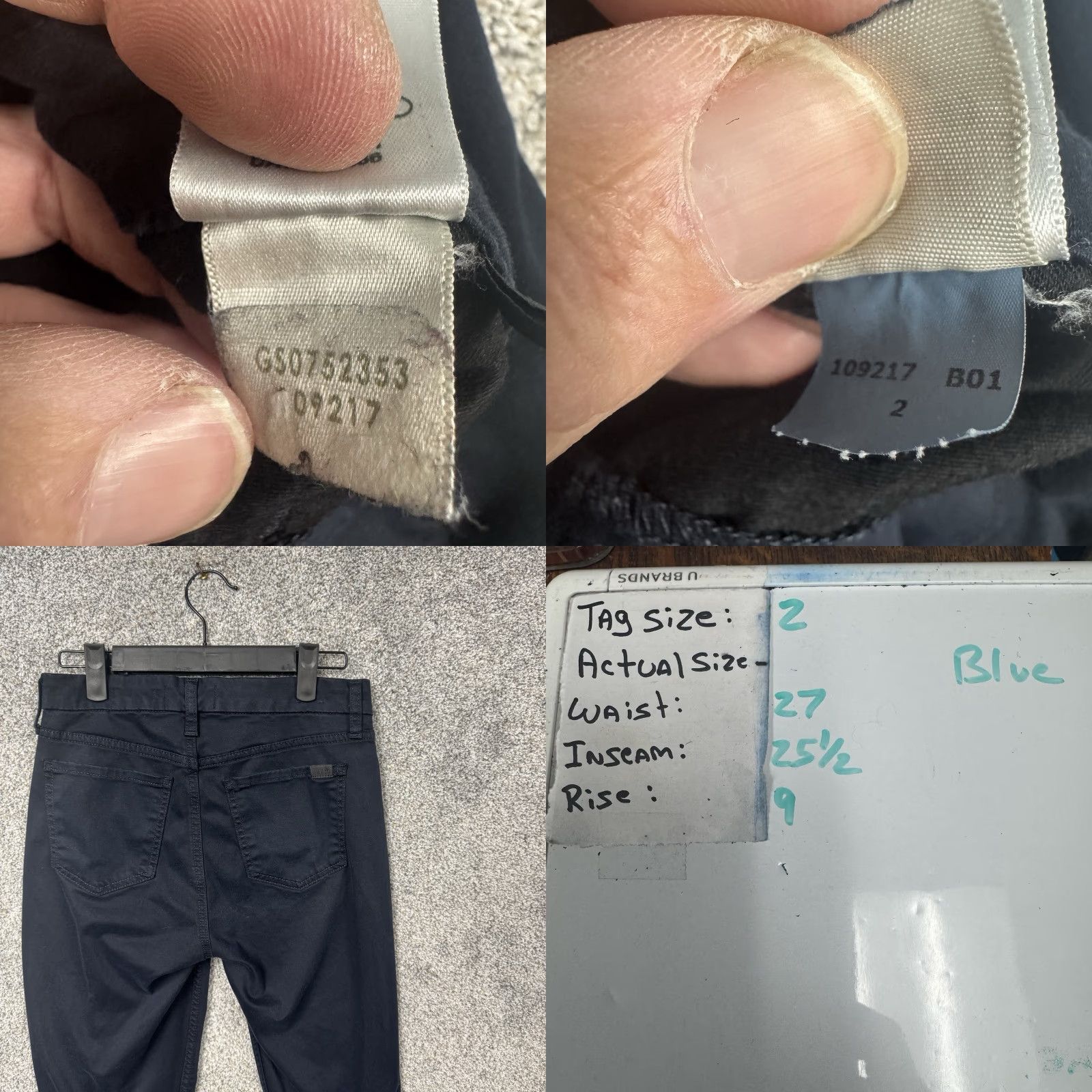 7 For All Mankind 7 For All Mankind Jen7 Jeans Size 2 Blue Stretch Ankle Skinny Polished Basics Slim Regular Womens Size 26" / US 2 / IT 38 - 9 Thumbnail
