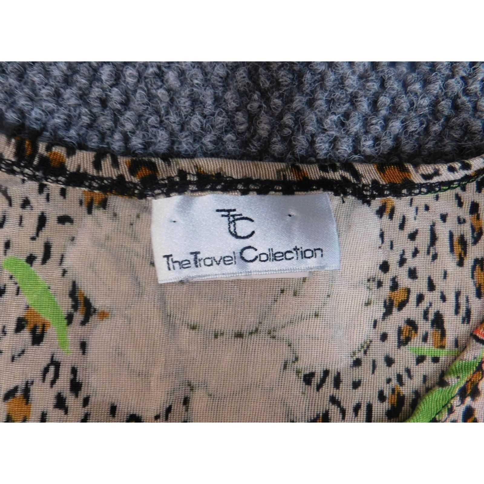 Vintage **The Travel Collection Large Brown Flowered Blouse** User: The Travel Collection Women's Large Brown Flowered Blouse Size L / US 10 / IT 46 - 6 Thumbnail