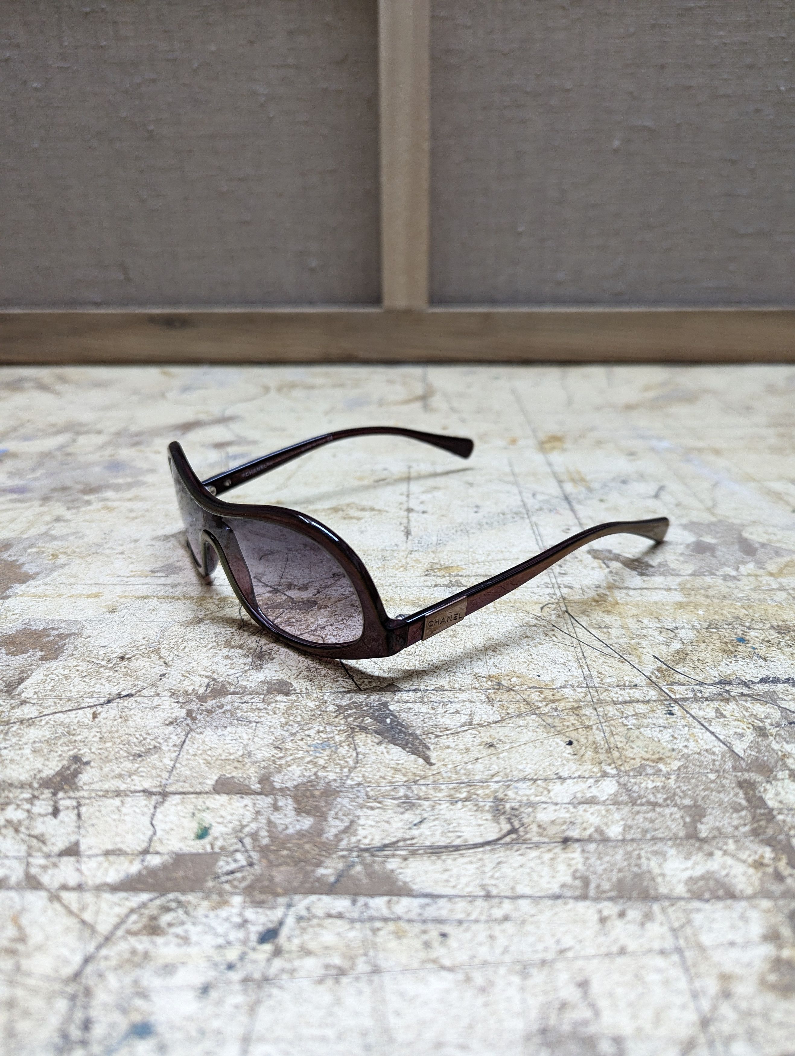 image of Archival Clothing x Chanel 00S Chanel Futuristic Sunglasses, Women's