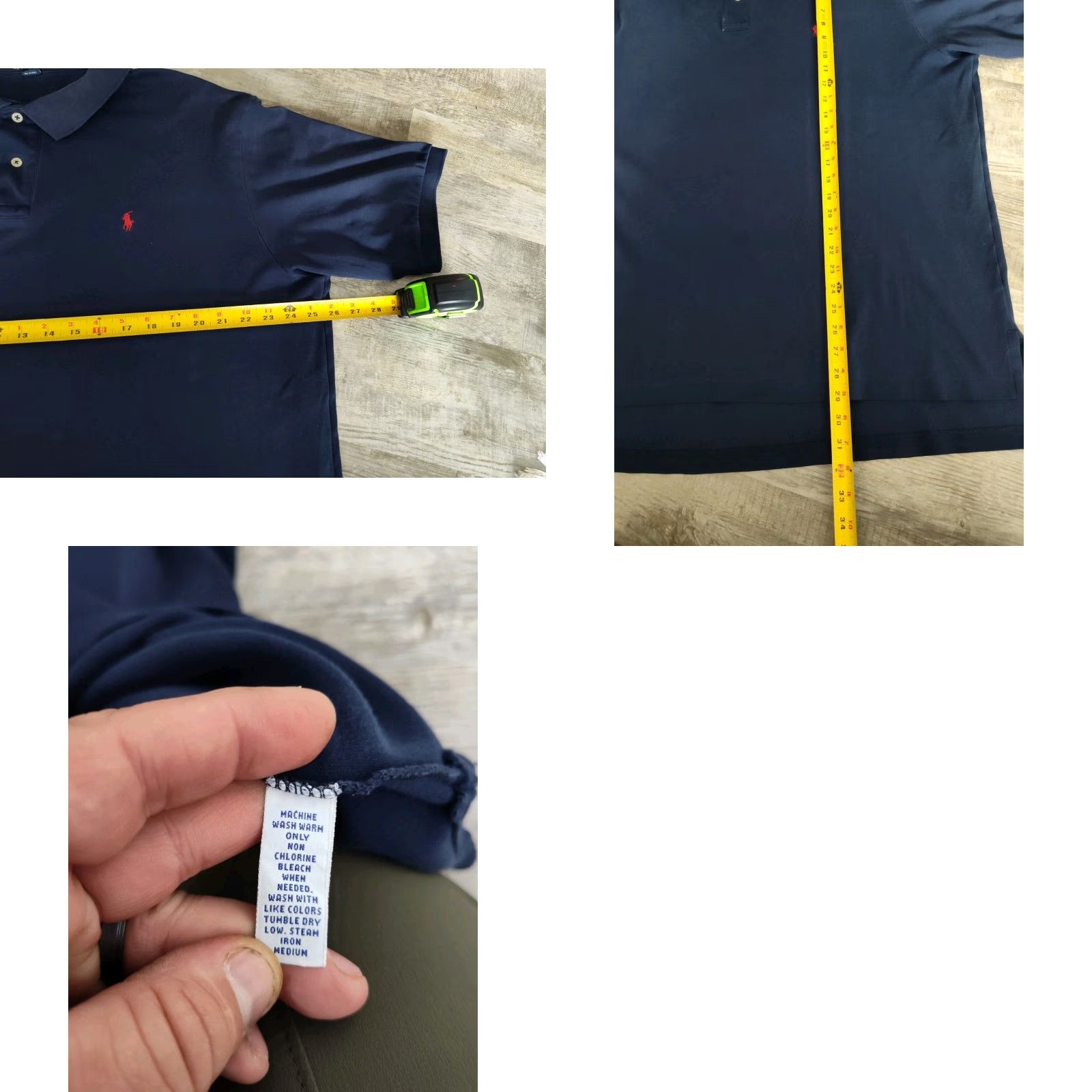 Polo Ralph Lauren VINTAGE Polo Ralph Lauren Polo Shirt Men XXL Blue Red Pony Logo USA Made Casual Short Sleeve Size US XXL / EU 58 / 5 - 8 Thumbnail