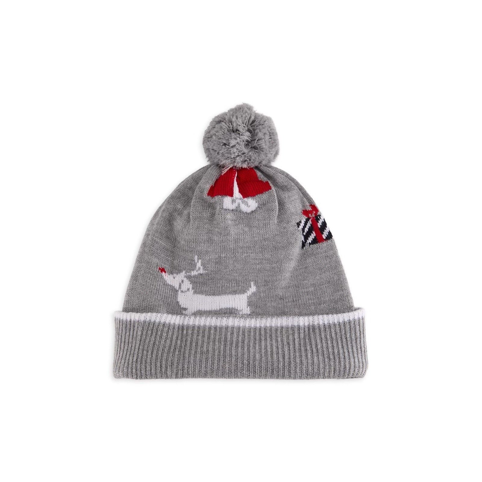 Thom Browne NWT Thom Browne Merino Wool Hector Beanie Hat Made in Italy Size ONE SIZE - 1 Thumbnail