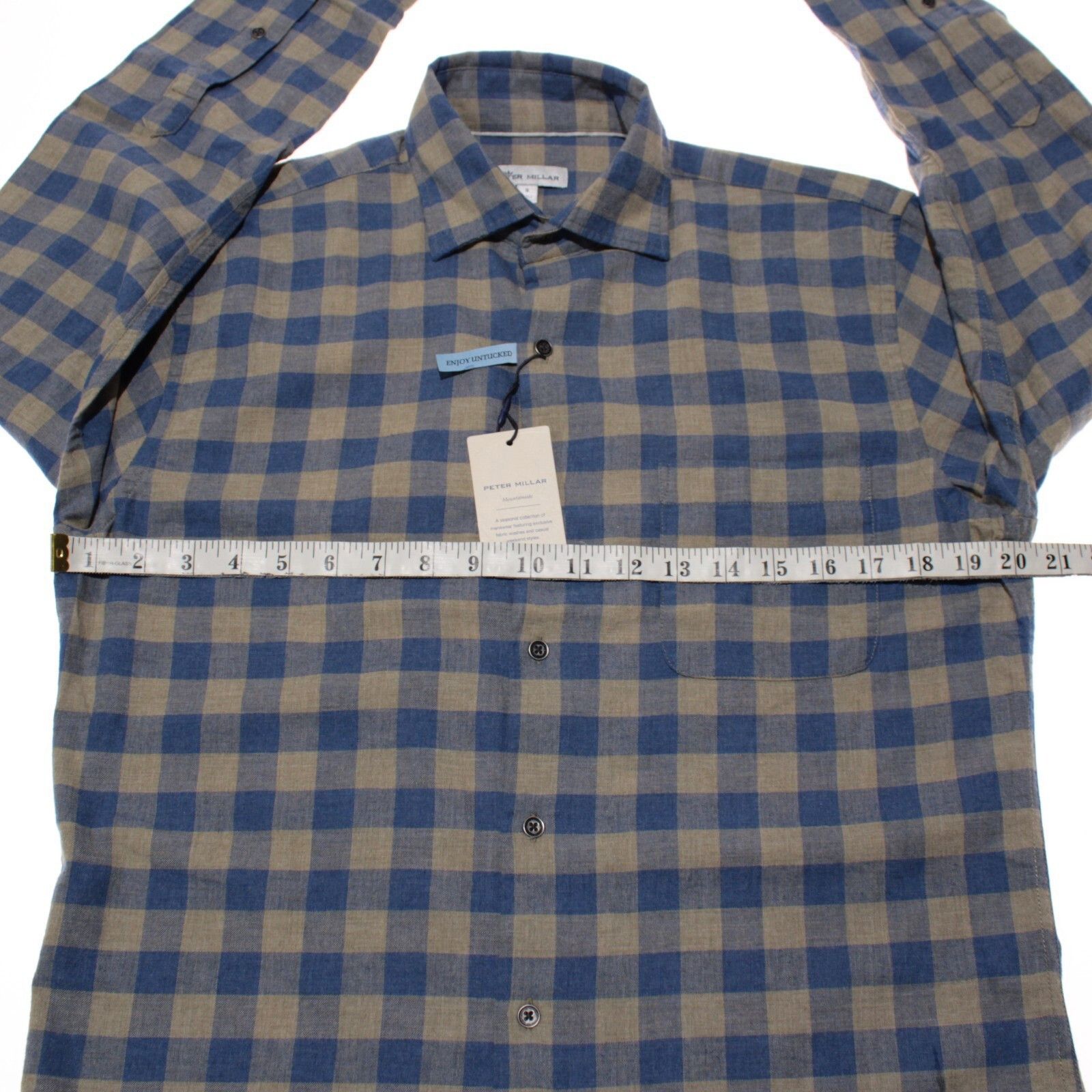 Peter Millar Peter Millar New with tags Shirt Size S US In Blue Size US S / EU 44-46 / 1 - 4 Thumbnail