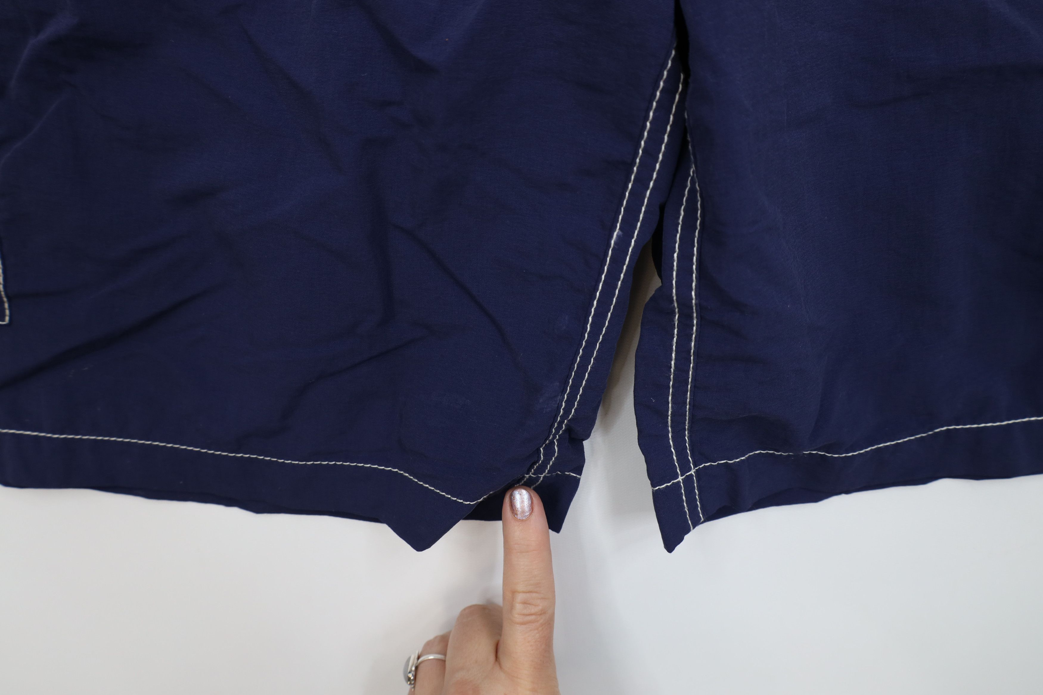 Ralph Lauren Vintage 90s Ralph Lauren Lined Short Swim Trunks Blue Size US 36 / EU 52 - 6 Thumbnail